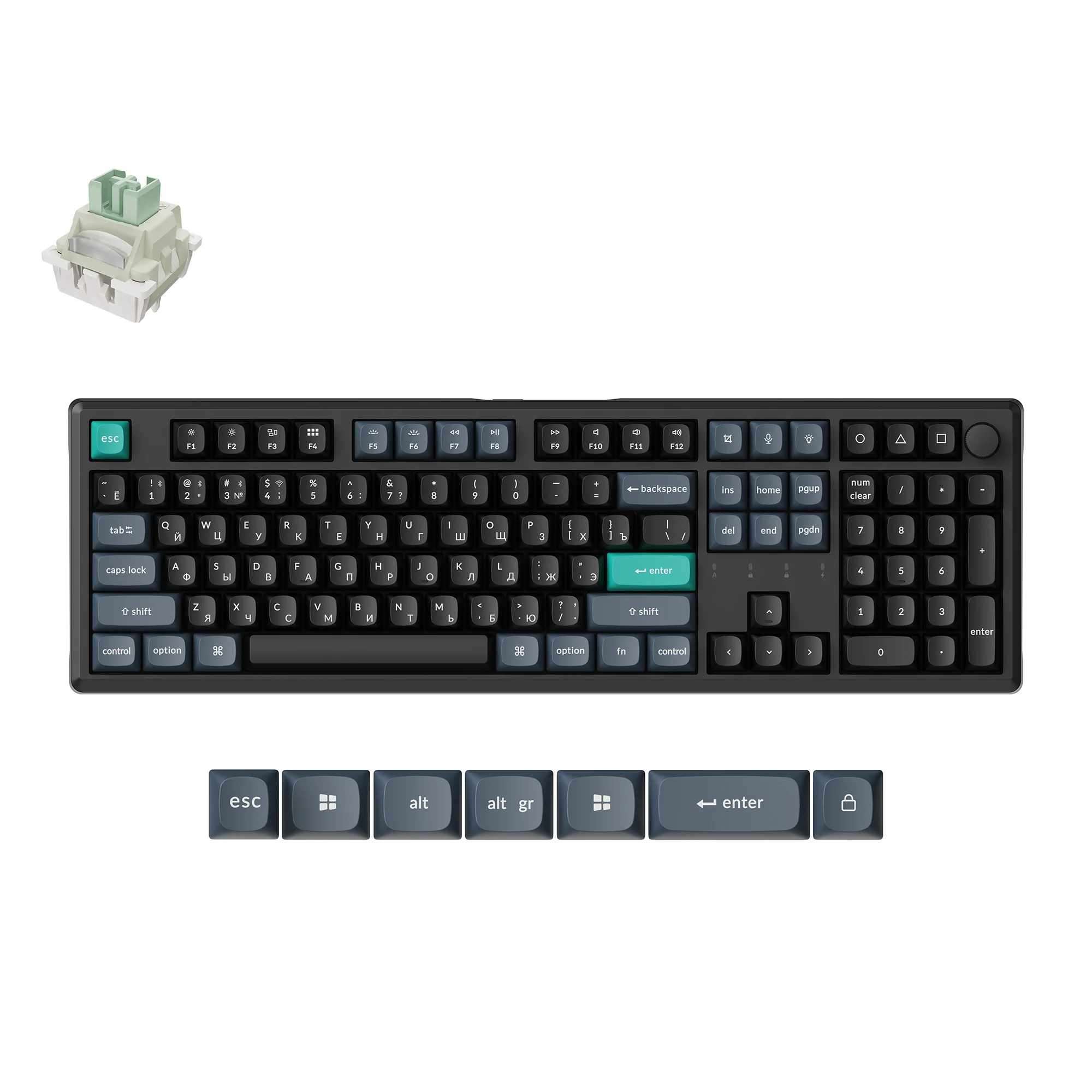 Teclado Keychron V6 HE con interruptores magnéticos (edición limitada a región específica)