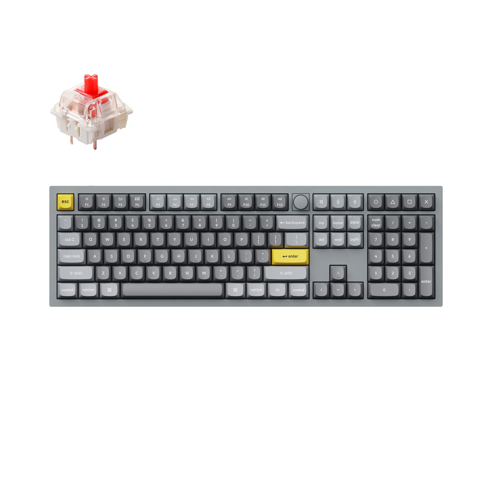Teclado mecánico personalizado QMK Keychron Q6