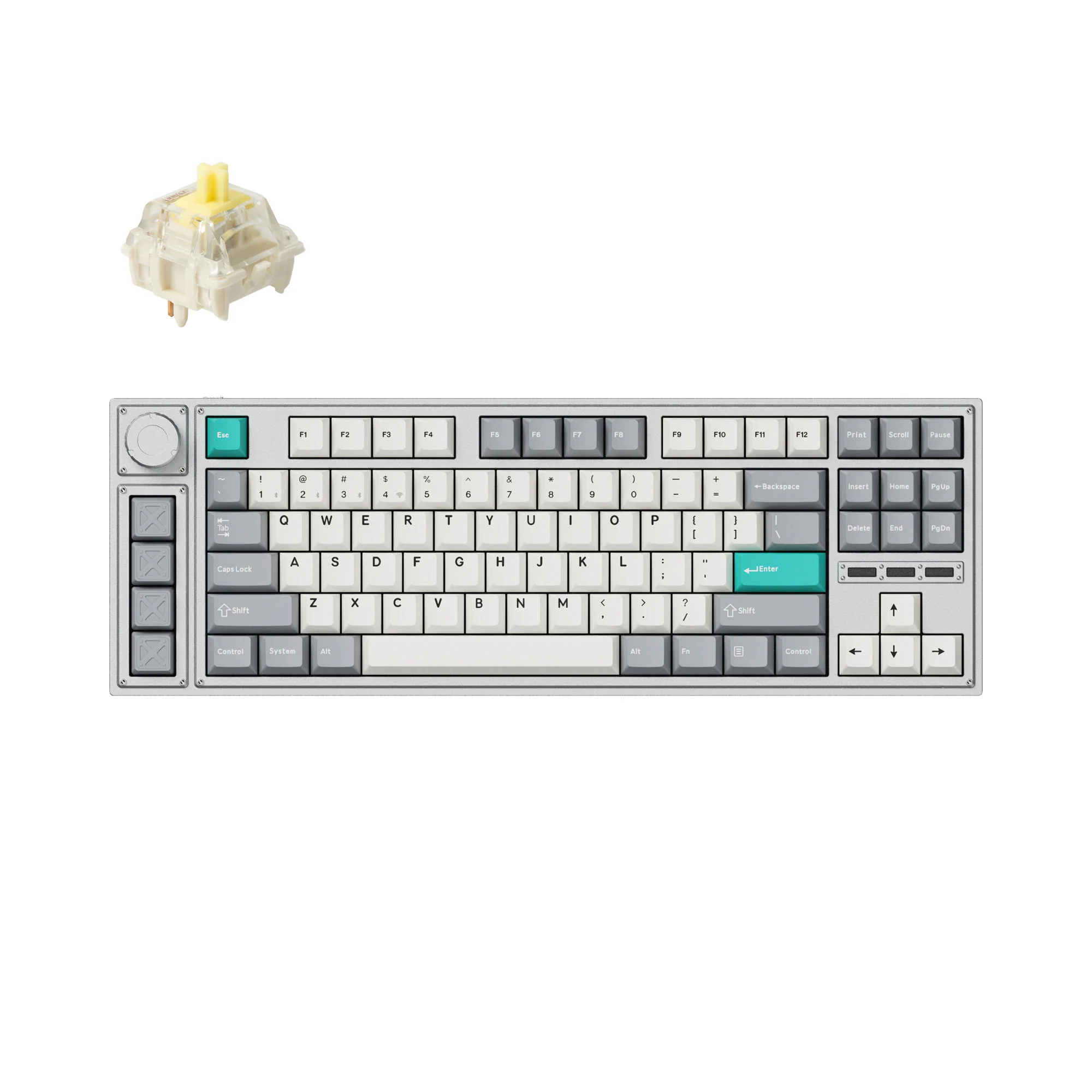 Teclado Mecânico Personalizado Sem Fio Lemokey L3 QMK/VIA