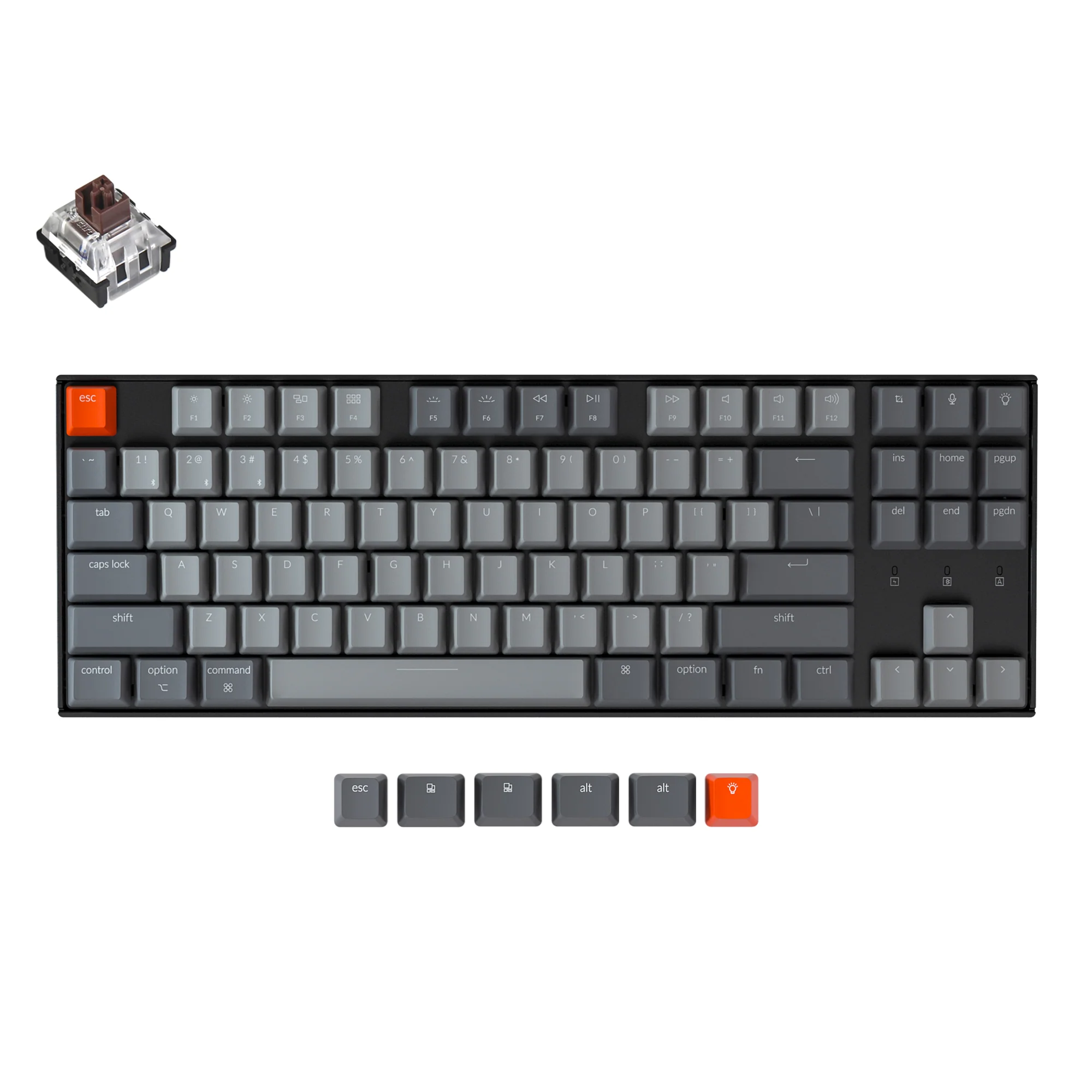 Teclado mecánico inalámbrico Keychron K8