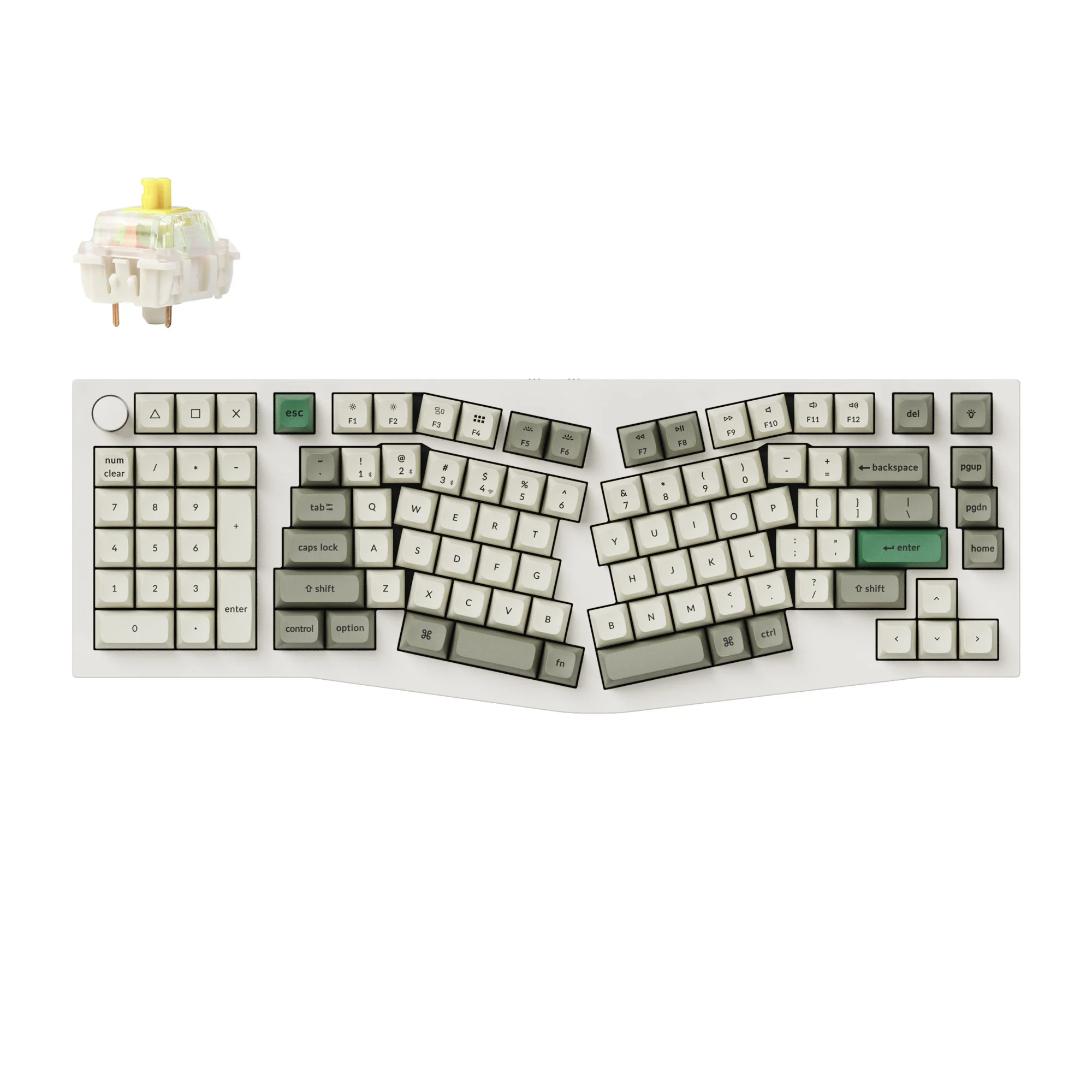 Keychron Q14 Max (Alice Layout) QMK Teclado mecánico inalámbrico personalizado