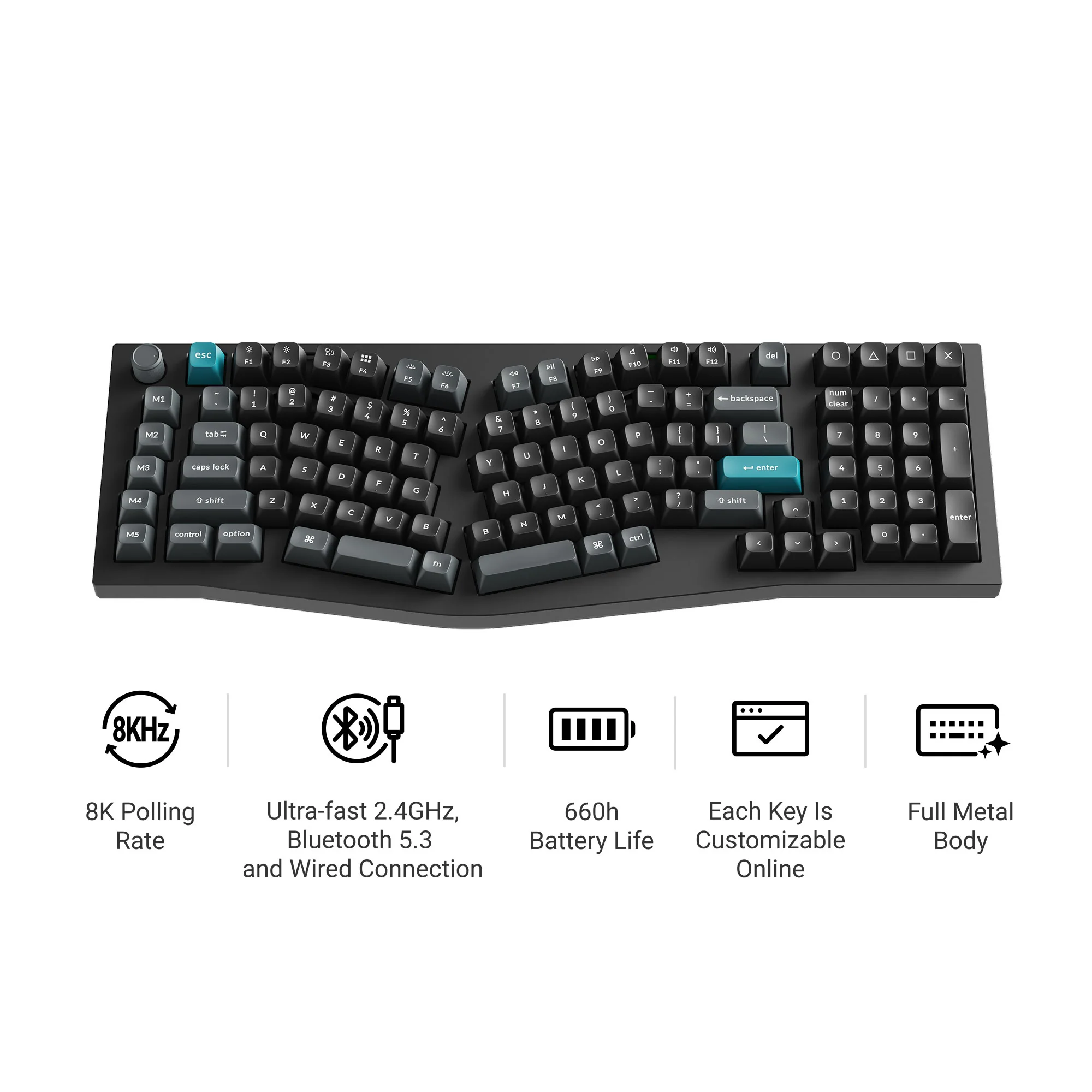 Keychron Q13 Ultra 8K Wireless Custom Mechanical Keyboard