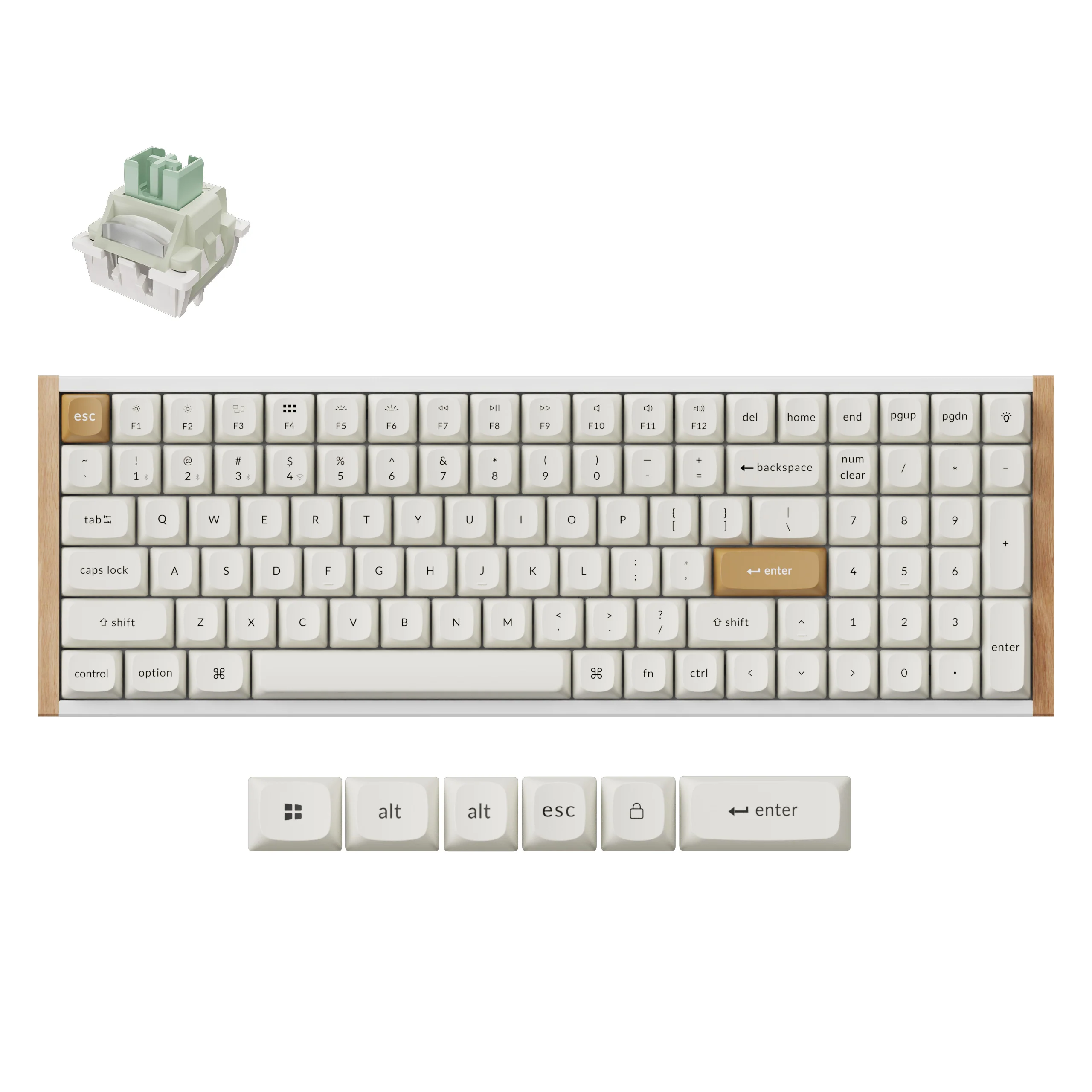 Keychron K4 HE langaton magneettikytkimellinen custom-näppäimistö