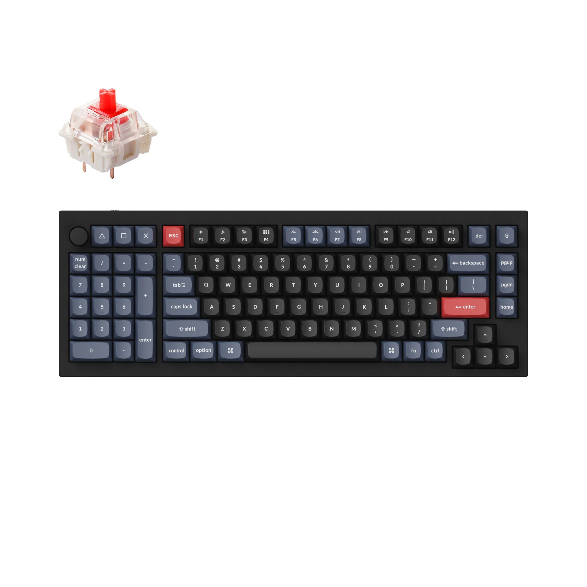 Keychron Q12 QMK Teclado Mecânico Personalizado