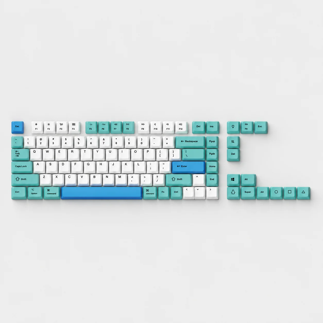 Set de touches PBT Dye-Sub OEM - Iceberg