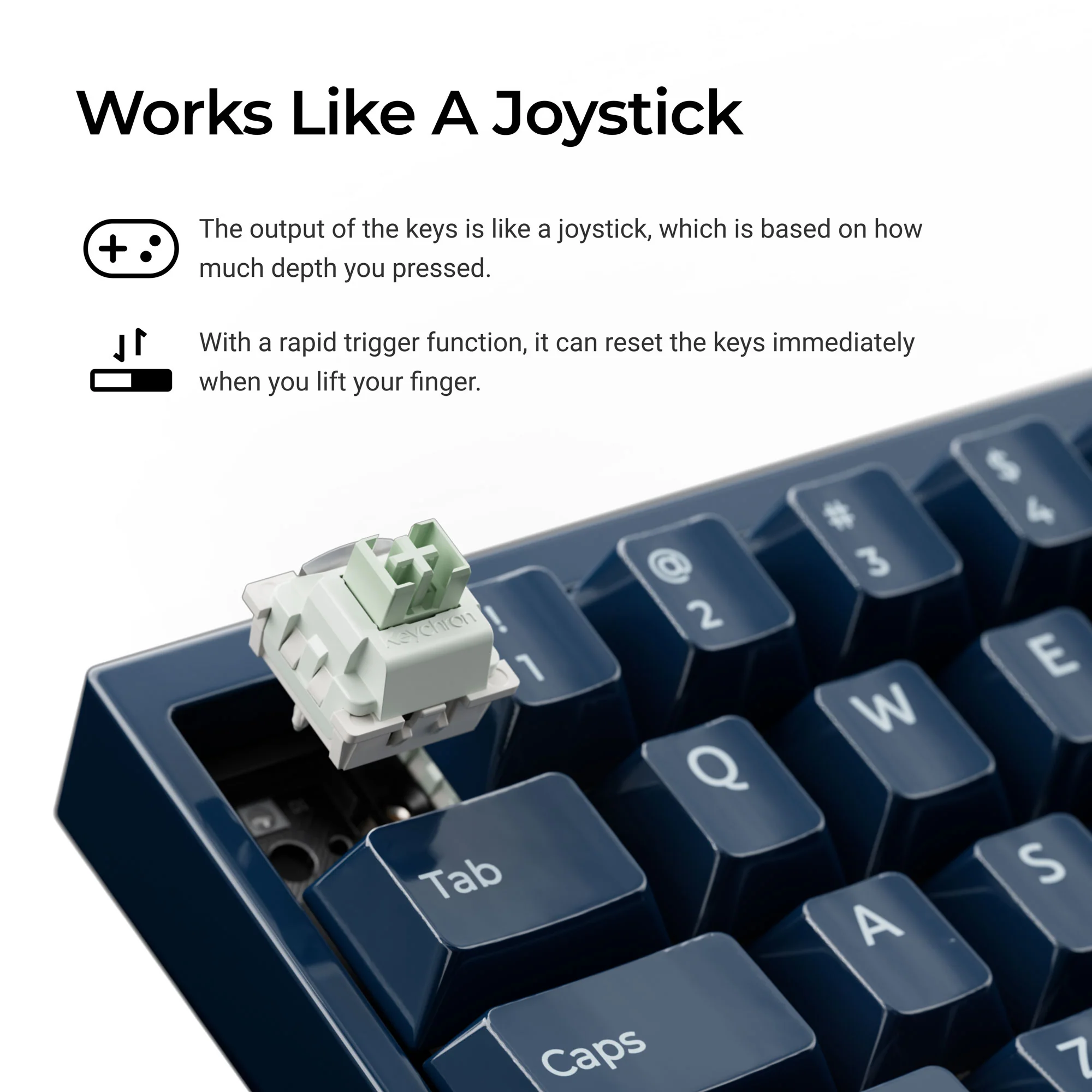 Keychron Q16 HE 8K Teclado con interruptores magnéticos