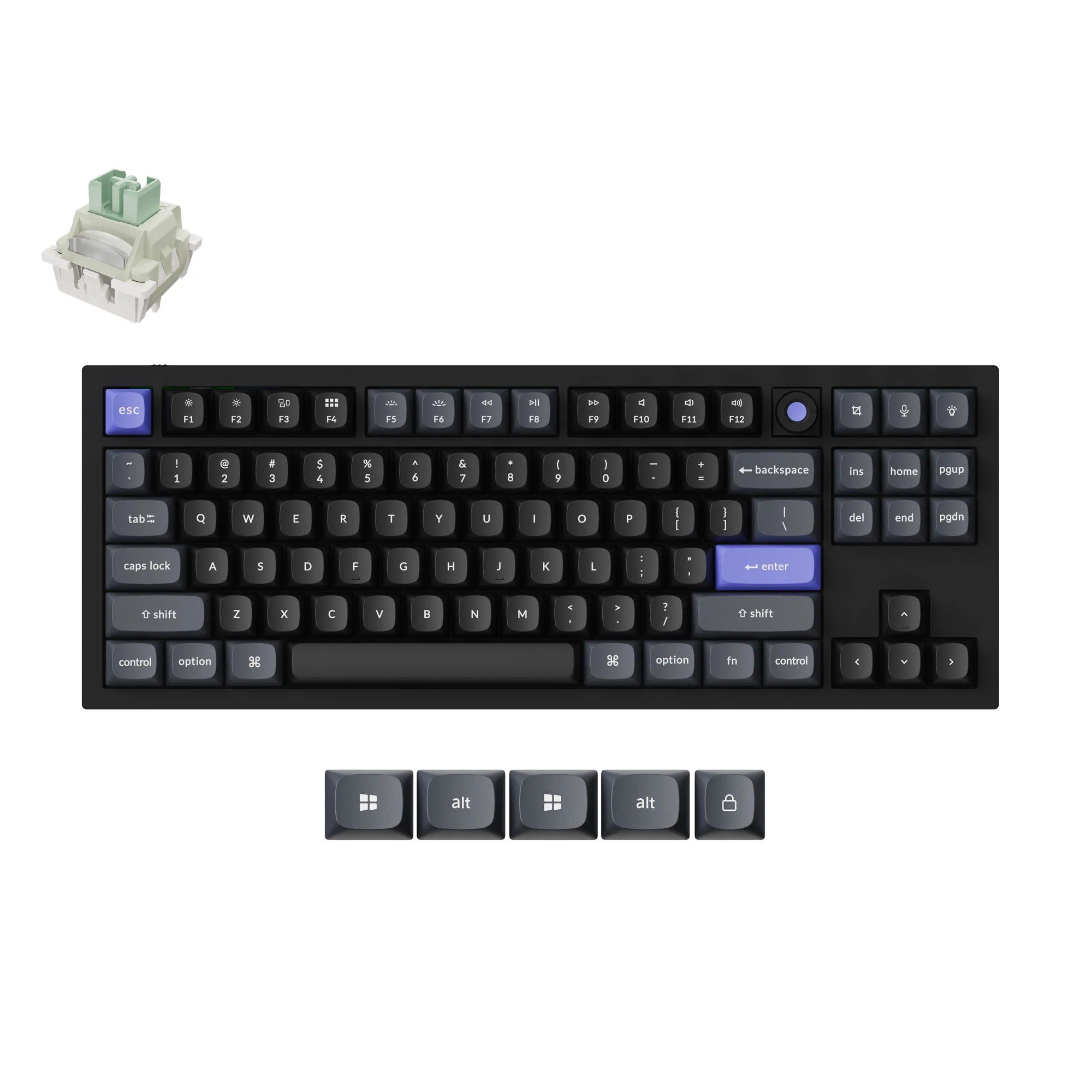 Keychron Q3 HE 8K magneettikytkiminen näppäimistö