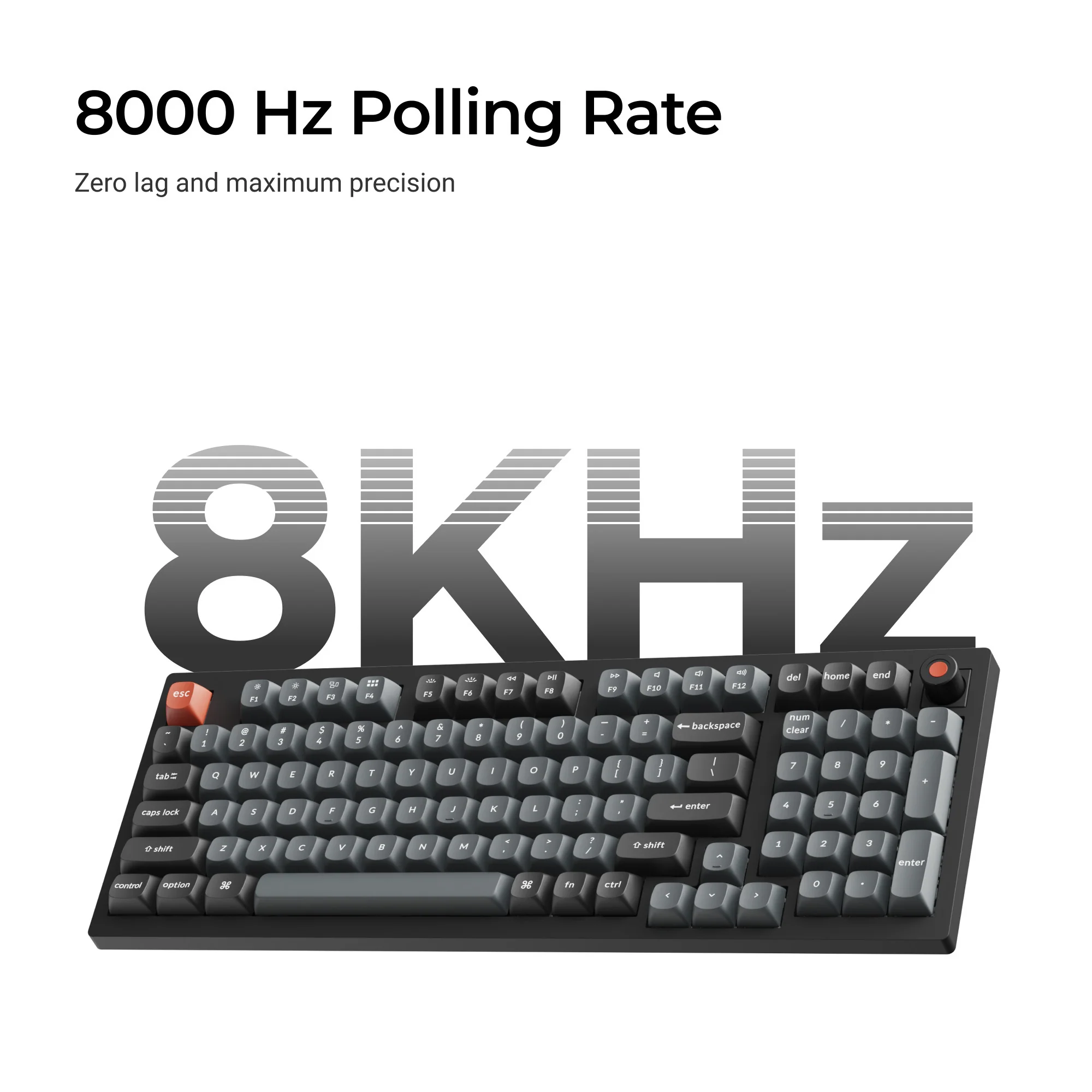 Keychron V5 8K QMK Przewodowa klawiatura mechaniczna custom
