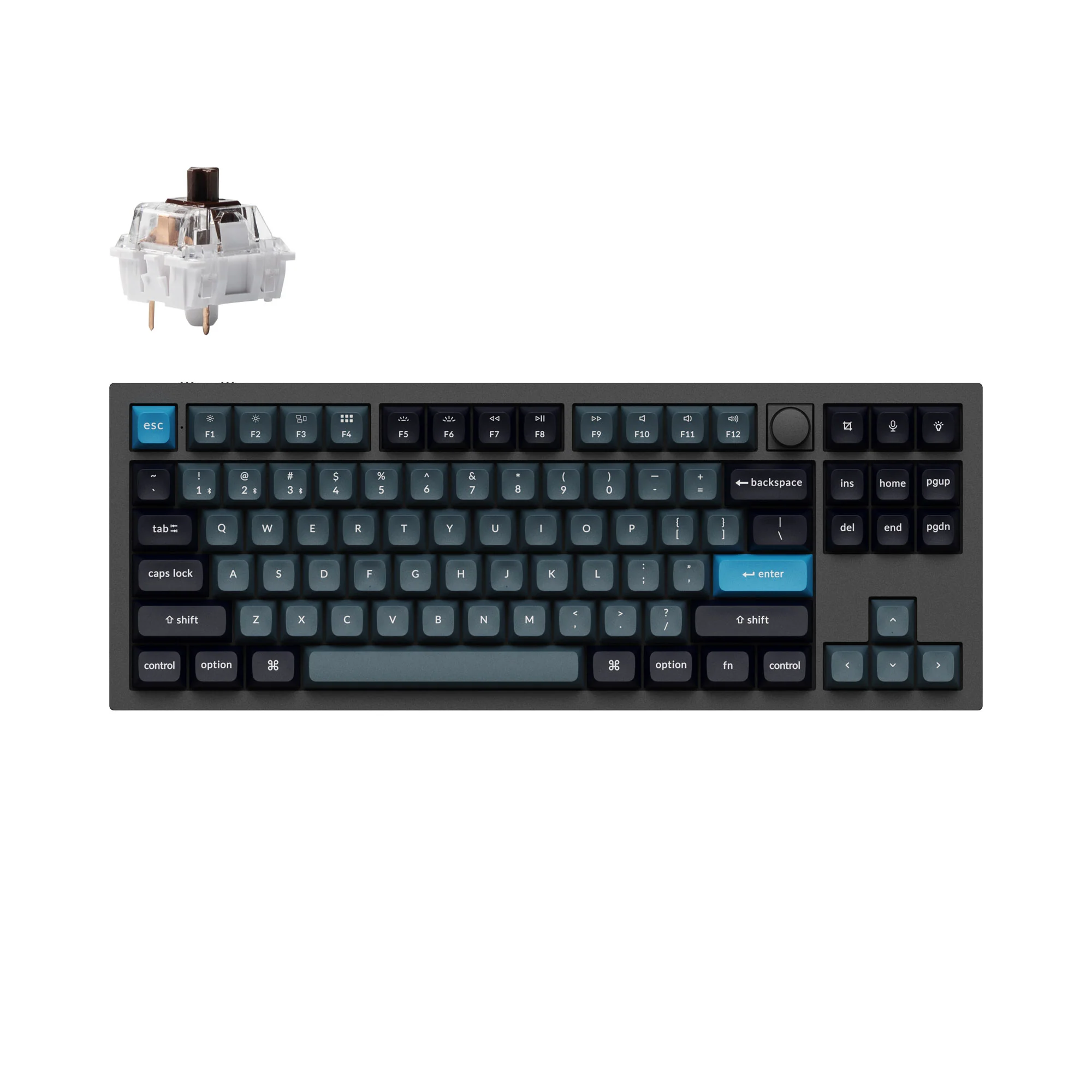 Keychron Q3 Pro teclado mecánico inalámbrico personalizable QMK/VIA