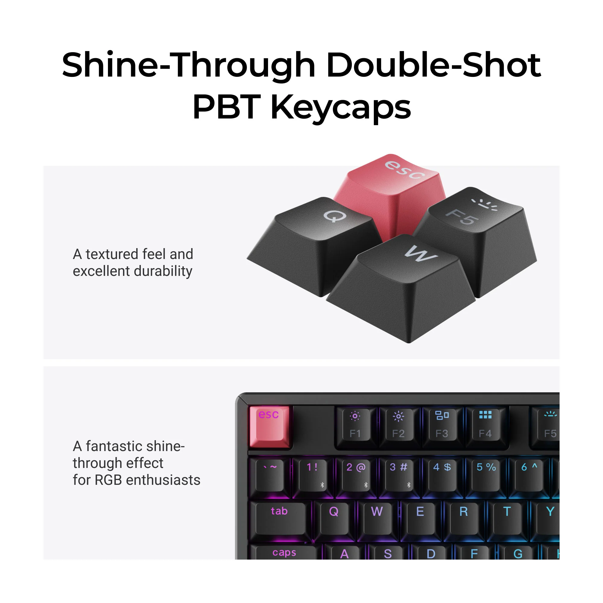 Keychron K10 QMK langaton mekaaninen näppäimistö (versio 2)