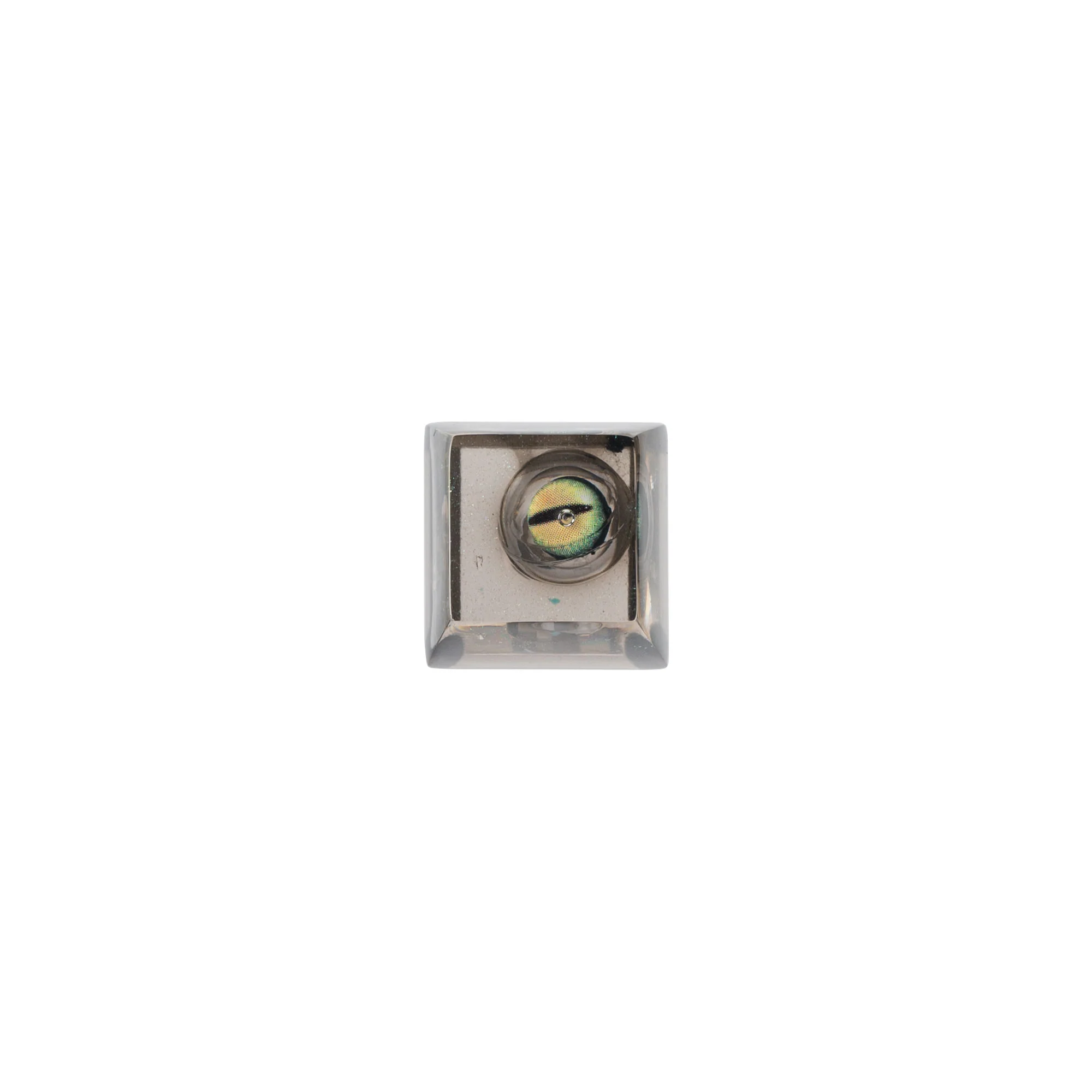 Keycap artesanal de resina Mal de Ojo