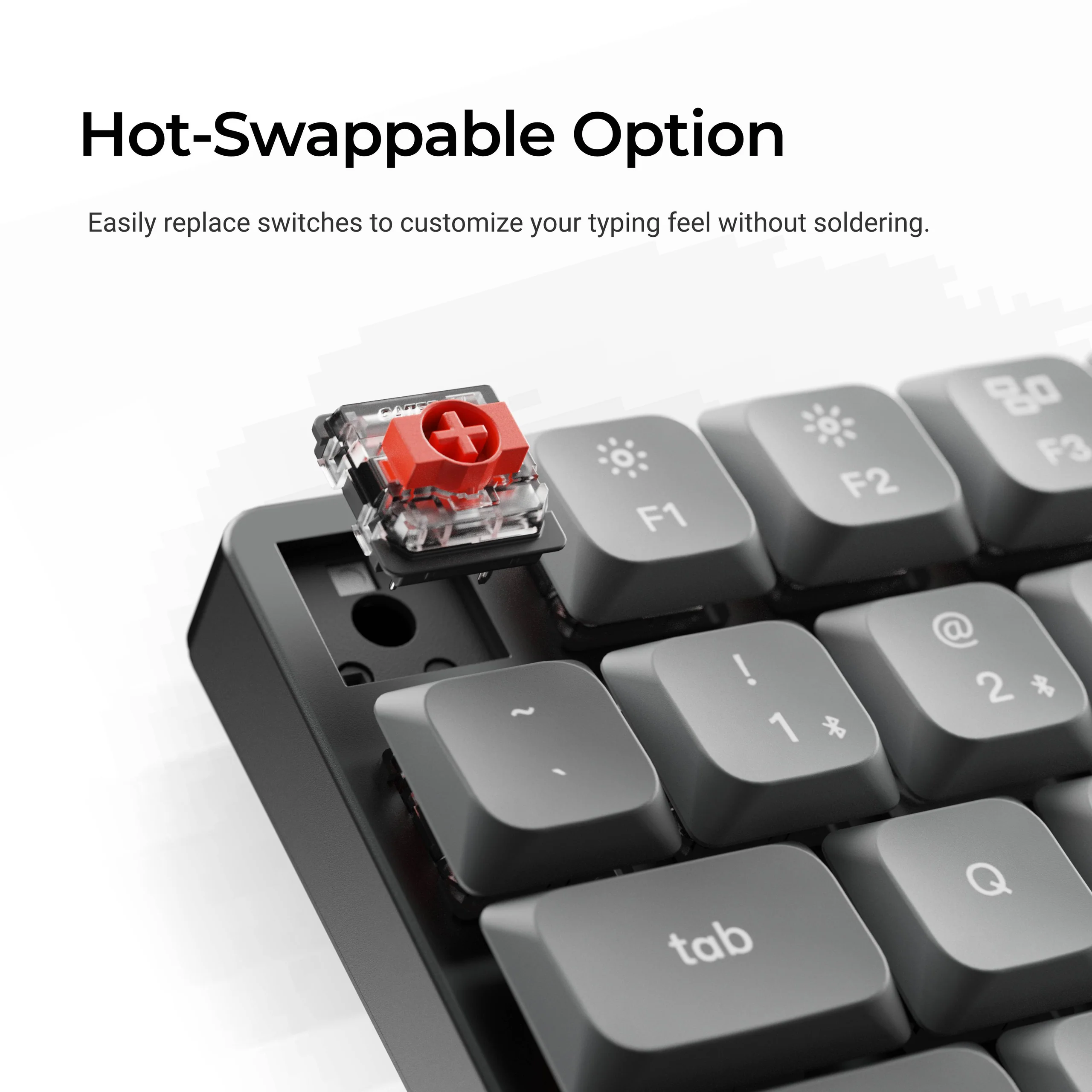 Teclado Mecânico Sem Fio Personalizado Keychron K17 Max QMK