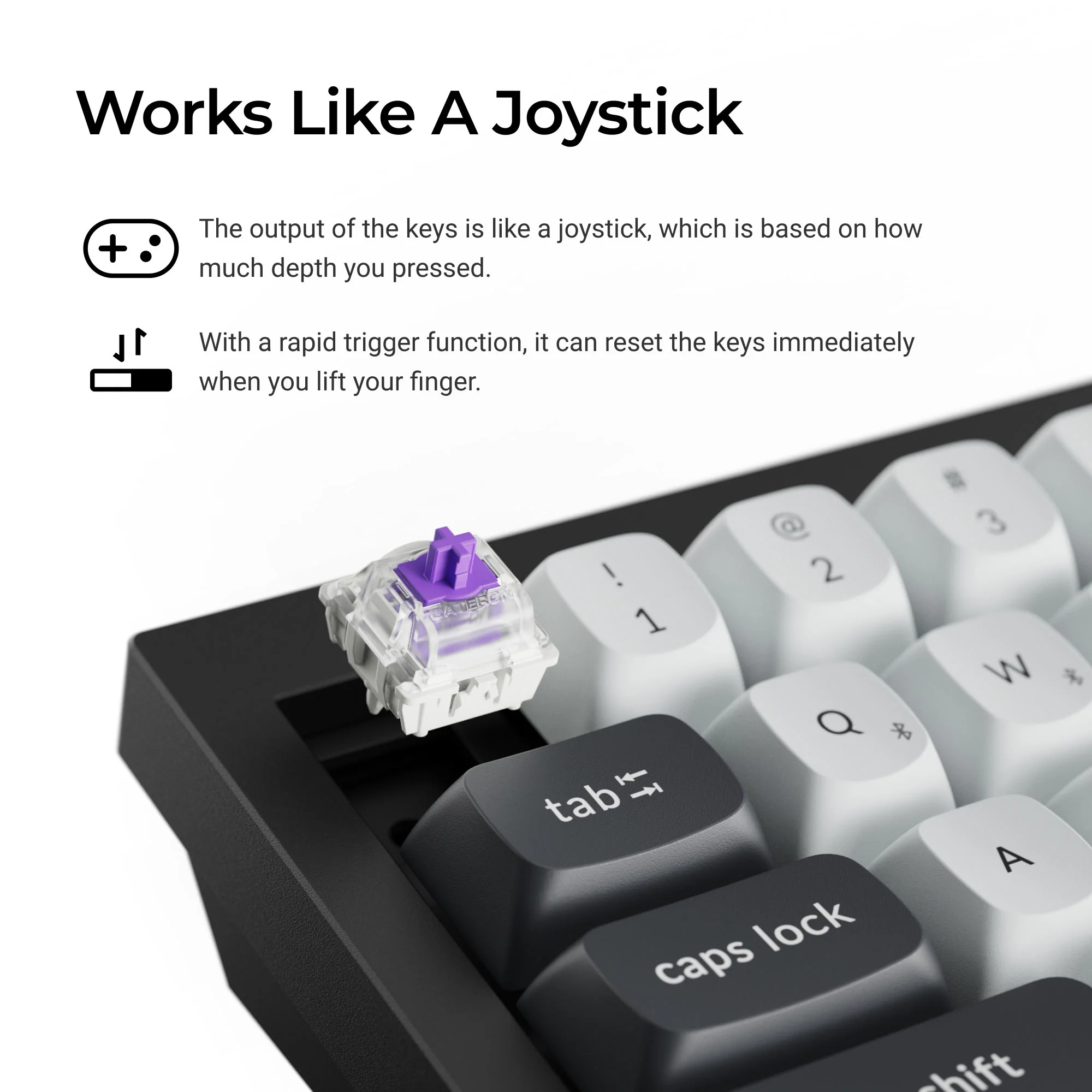 Keychron Q4 HE Clavier sans fil personnalisé QMK