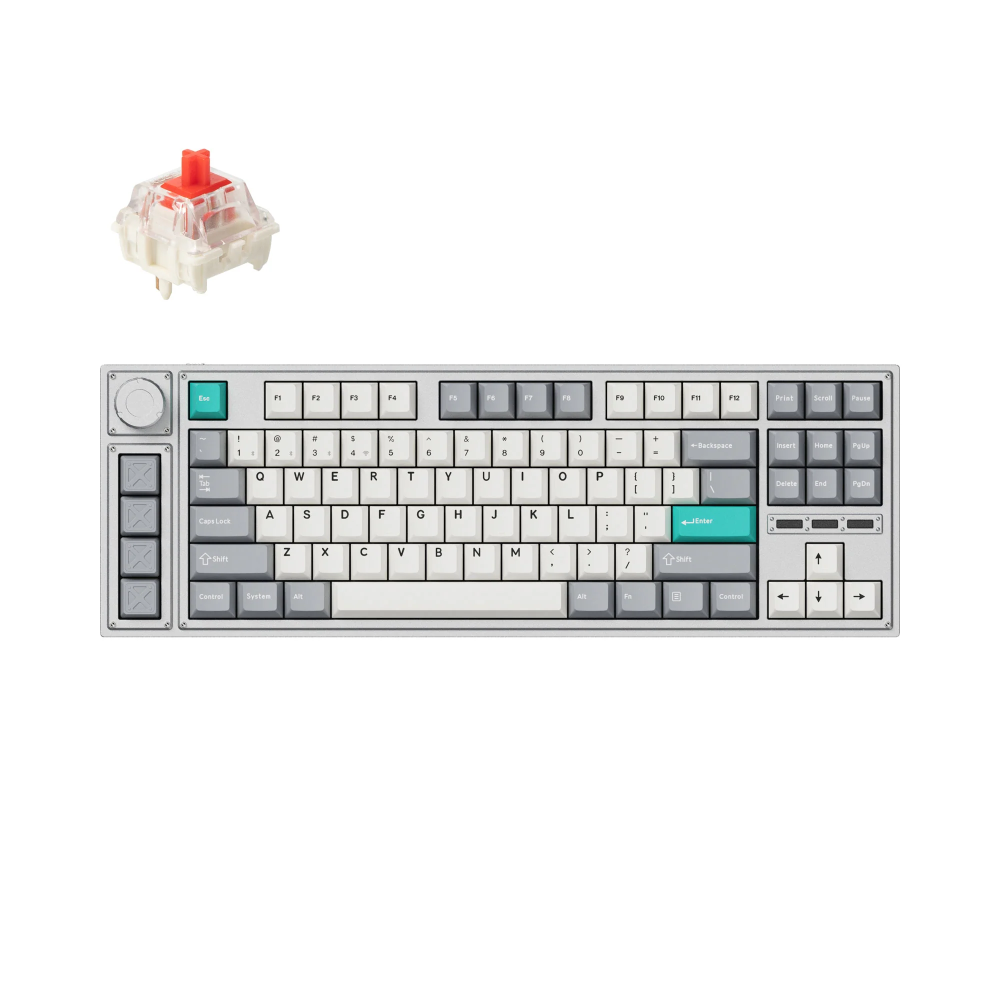 Teclado Mecânico Personalizado Sem Fio Lemokey L3 QMK/VIA