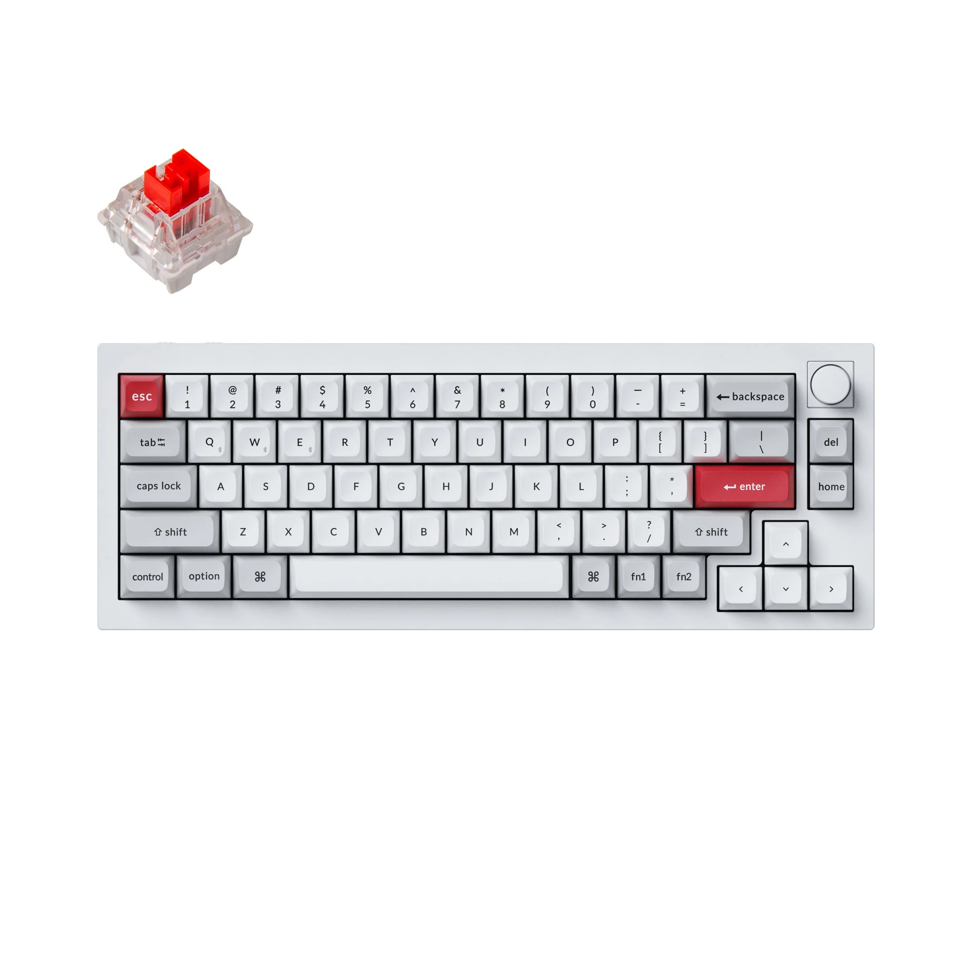 Keychron Q2 Pro QMK/VIA Teclado Mecânico Sem Fio Personalizado