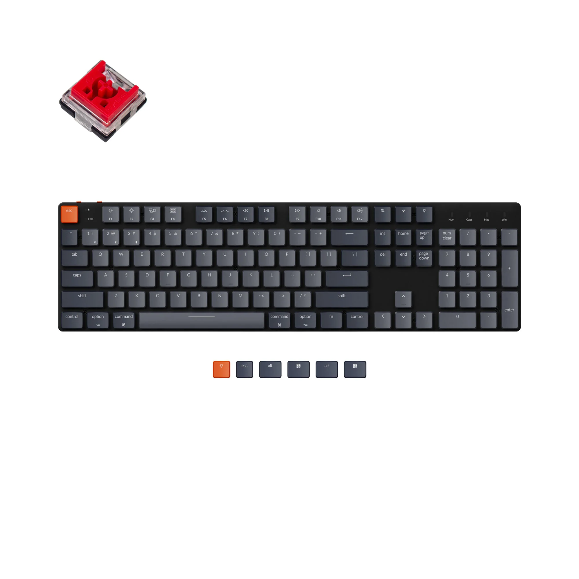 Teclado Mecânico Sem Fio Keychron K5 SE
