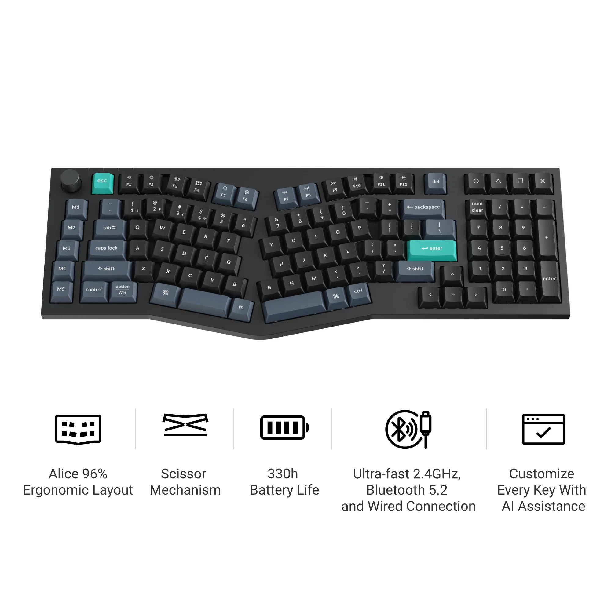 Teclado inalámbrico Keychron B39