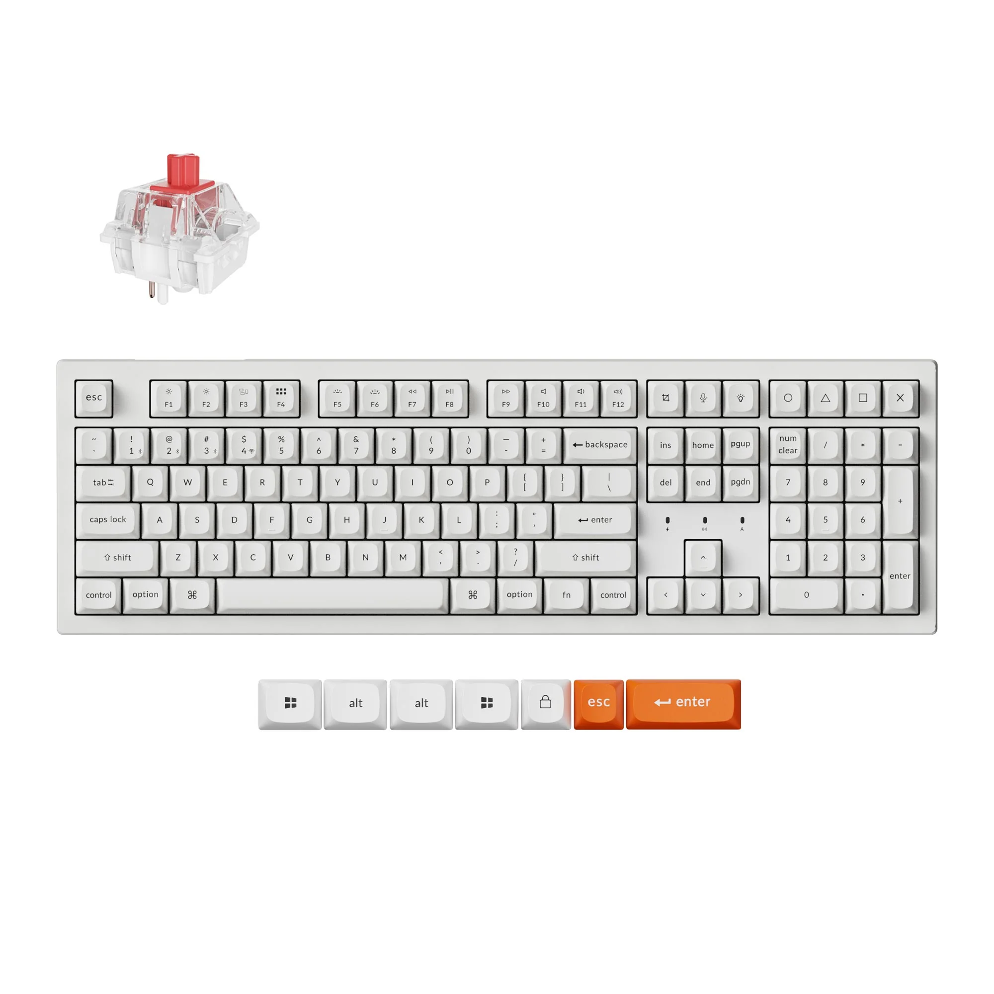 Keychron K10 Max QMK Teclado mecánico inalámbrico