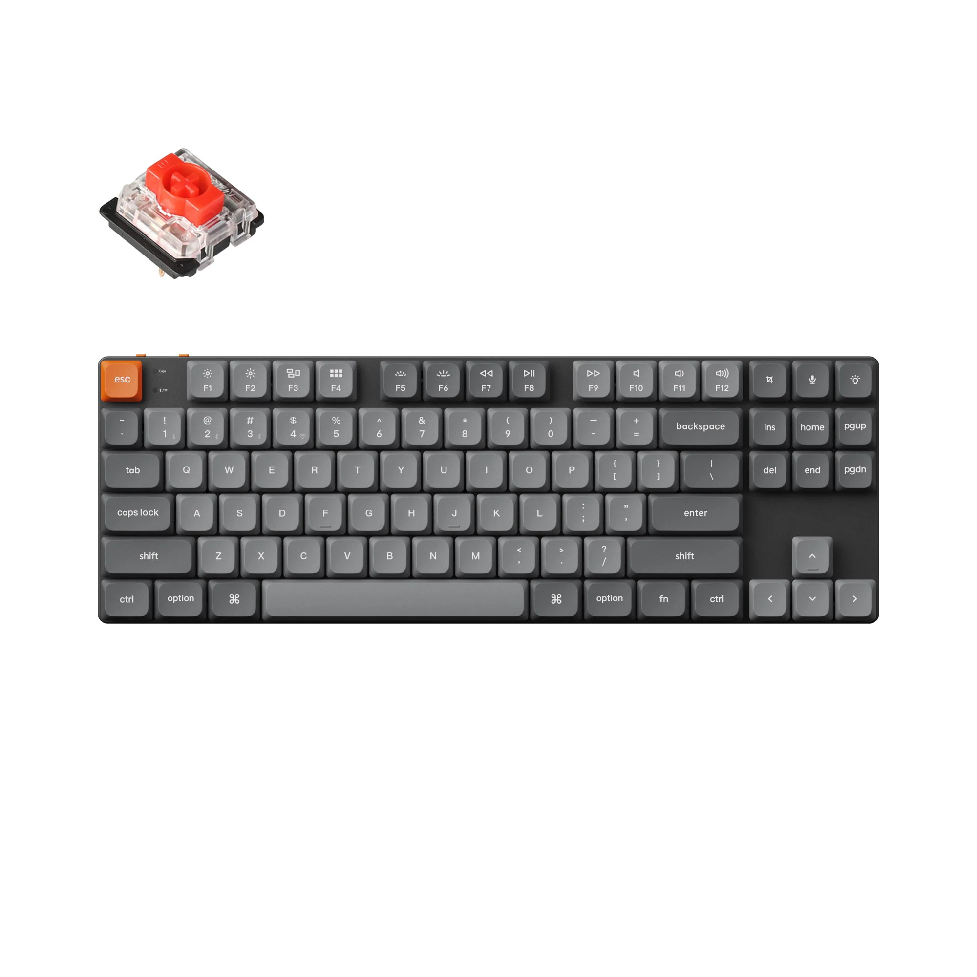Teclado mecánico personalizado inalámbrico Keychron K1 Max QMK/VIA