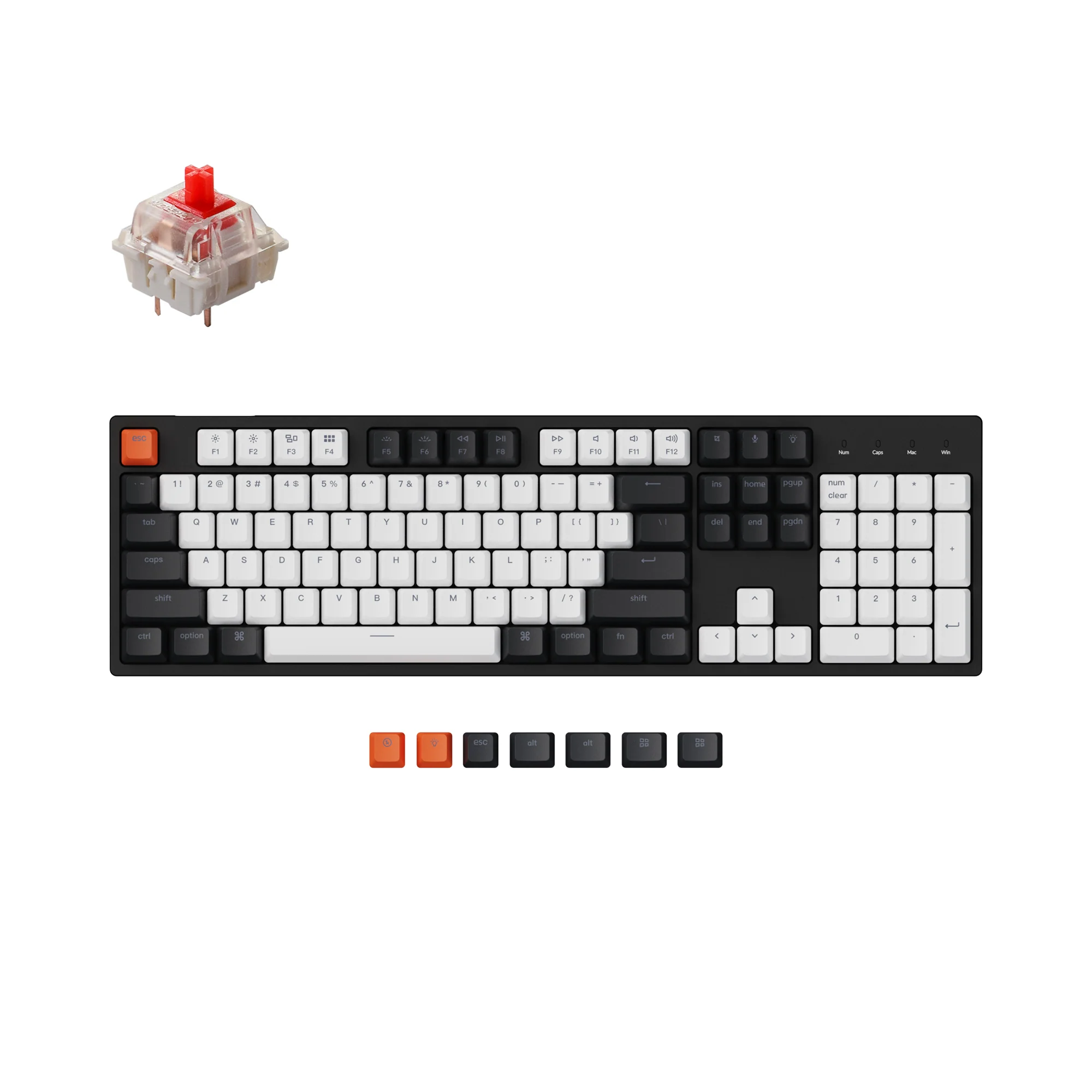 Clavier mécanique filaire Keychron C2