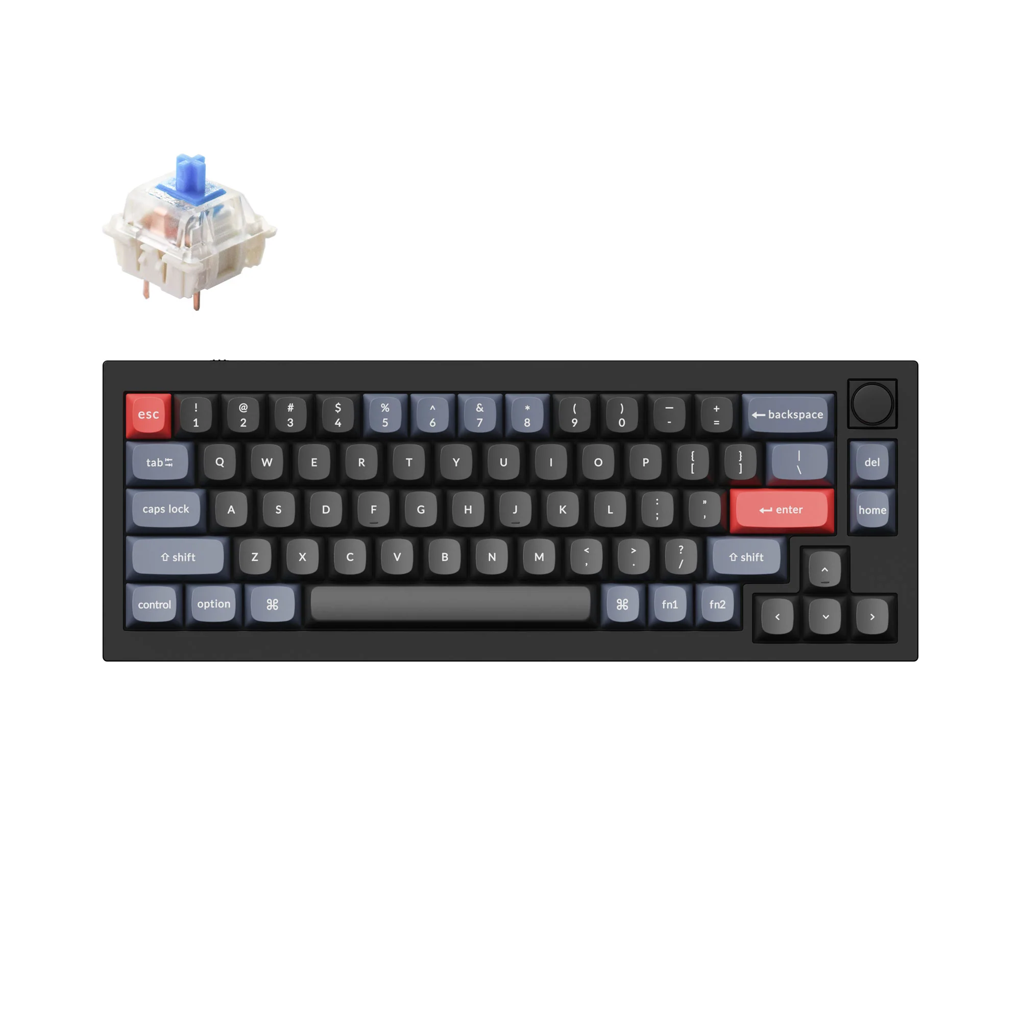 Teclado Mecânico Customizado QMK Keychron Q2