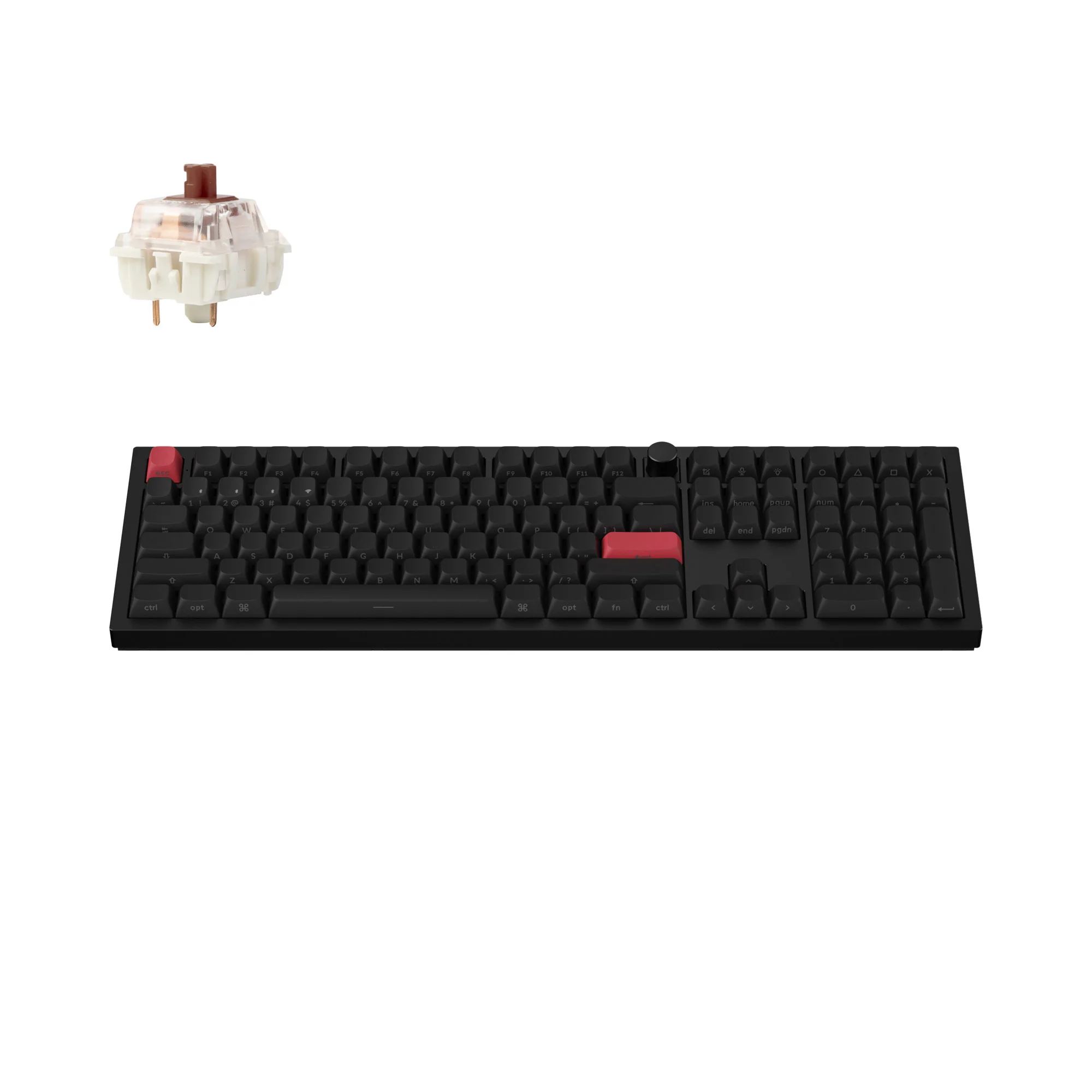 Keychron Q6 Max QMK/VIA langaton mukautettu mekaaninen näppäimistö