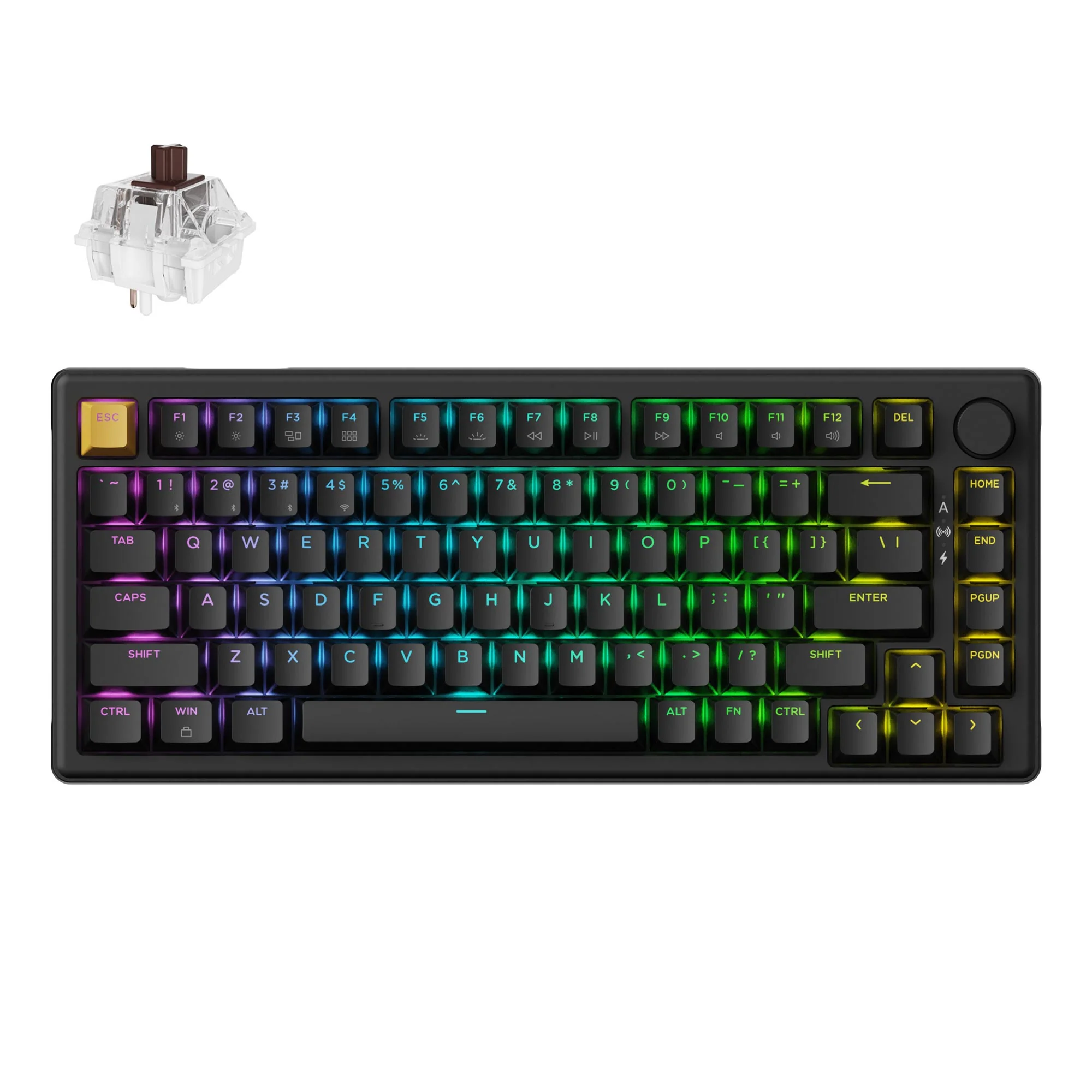 Keychron J2 QMK trådløst mekanisk tastatur