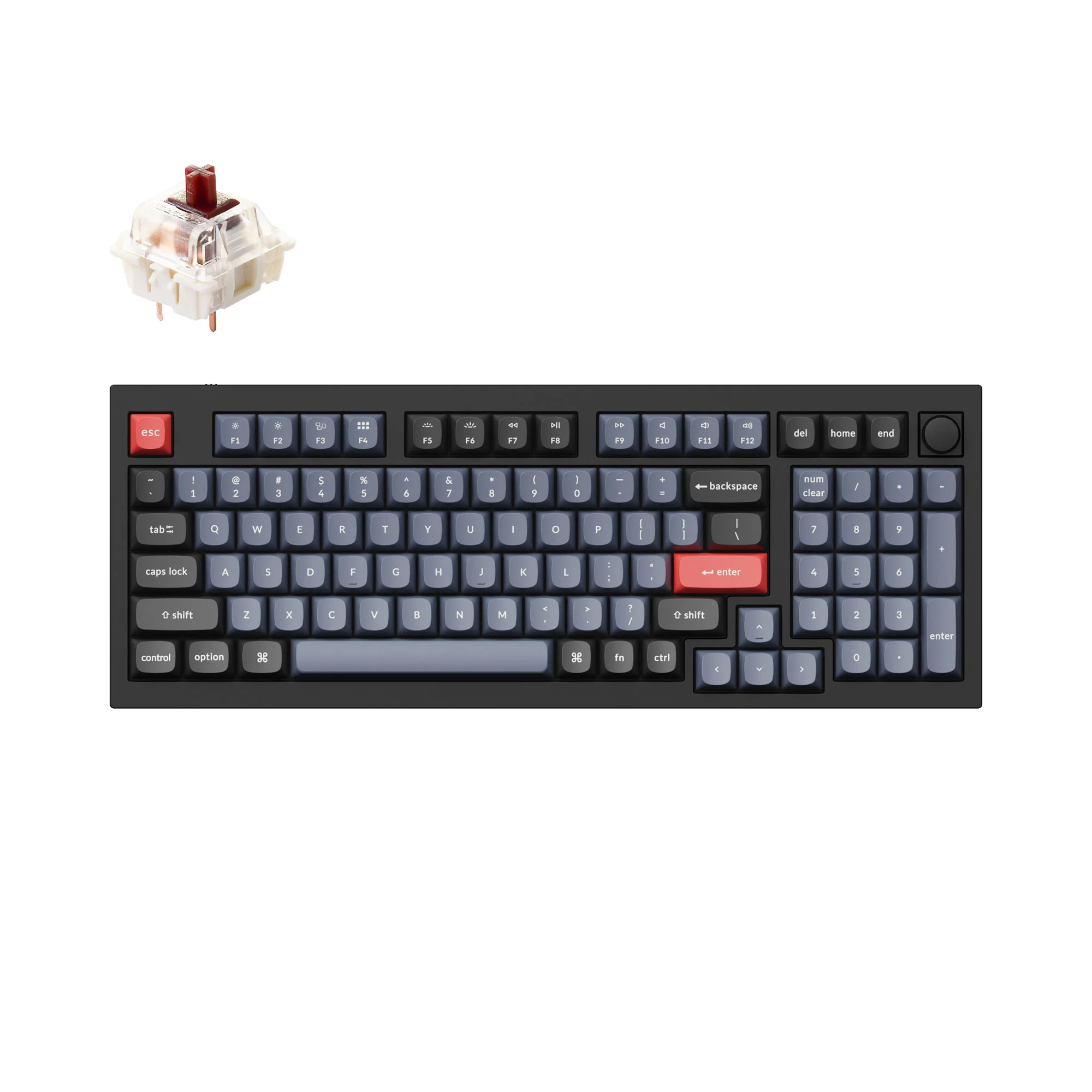 Klawiatura mechaniczna Keychron Q5 QMK Custom