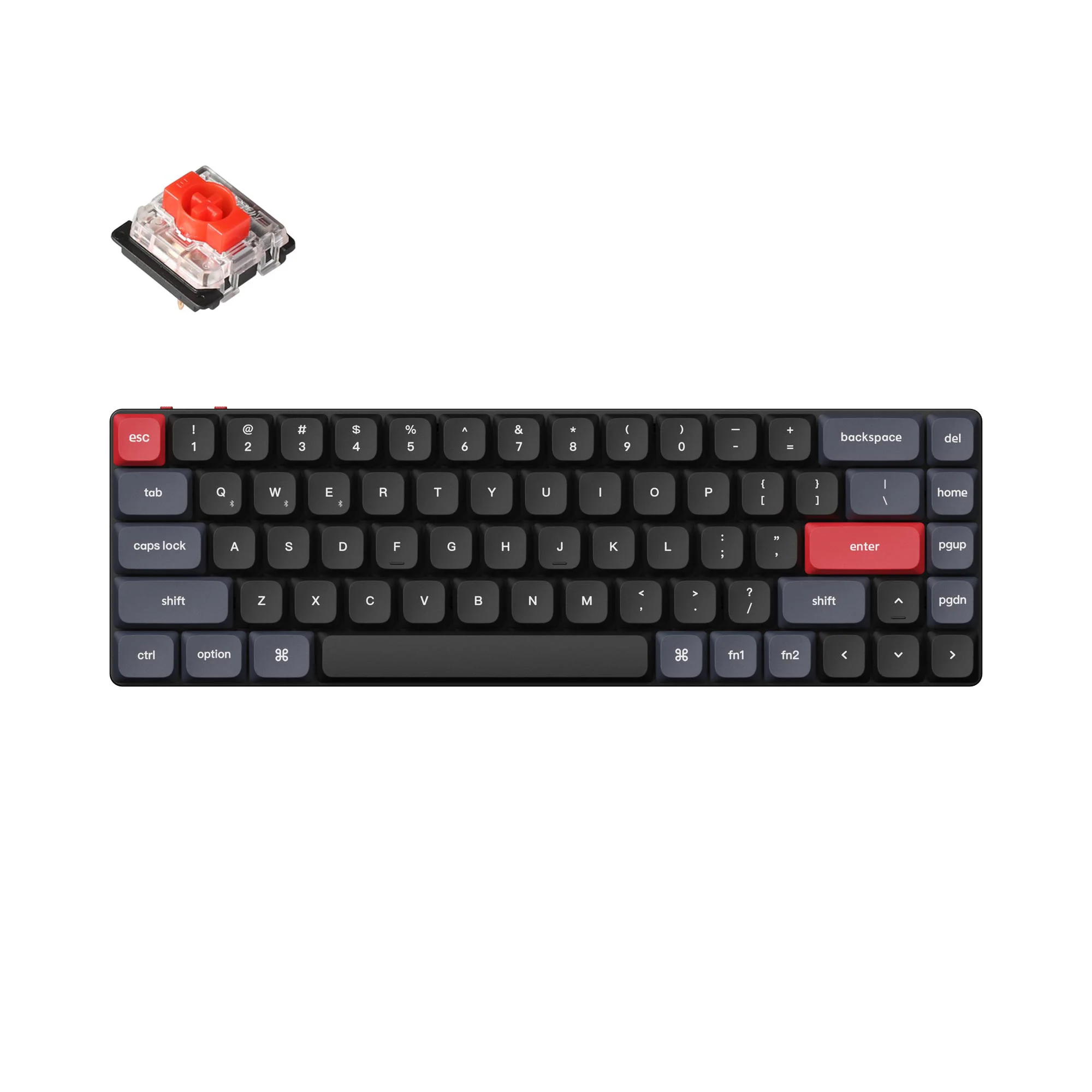 Clavier mécanique personnalisé sans fil Keychron K7 Pro QMK/VIA