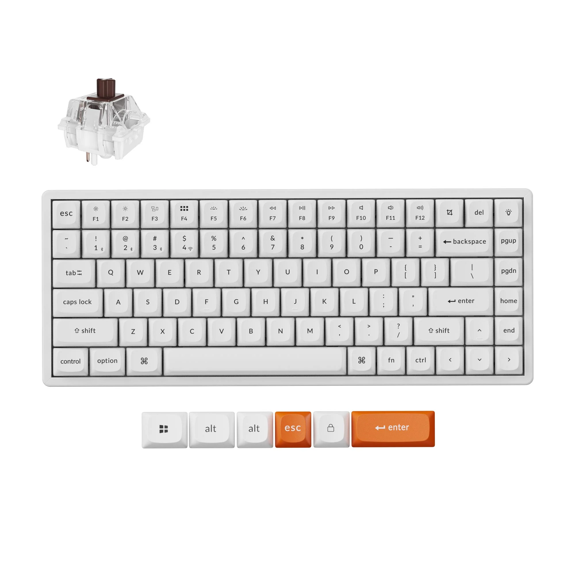 Keychron K2 Max QMK Teclado mecánico inalámbrico