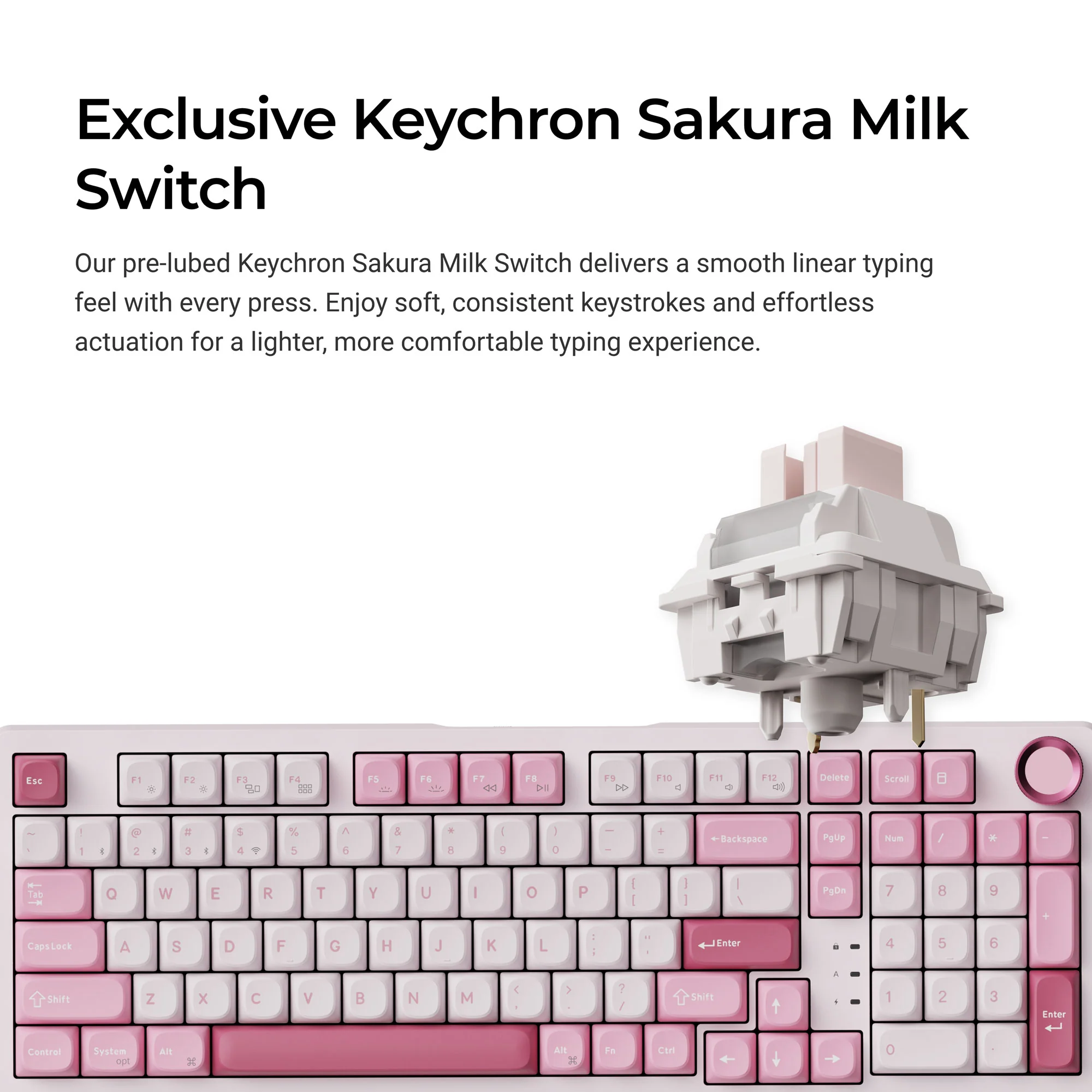Keychron J3 SE QMK langaton mekaaninen näppäimistö