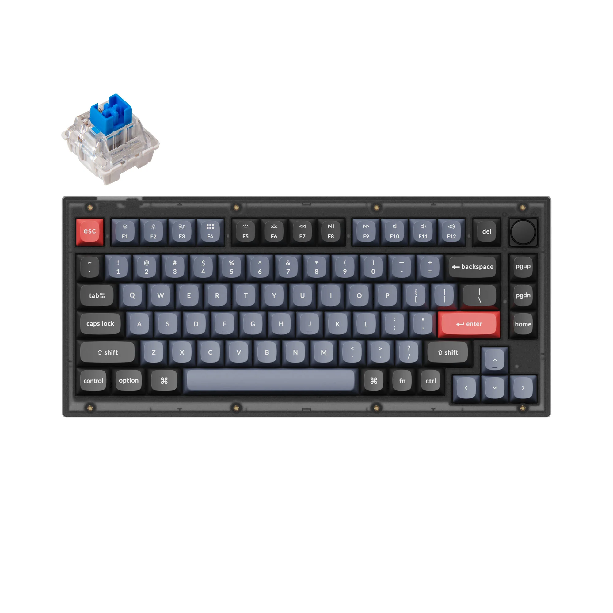 Keychron V1 QMK custom mekanisk tastatur