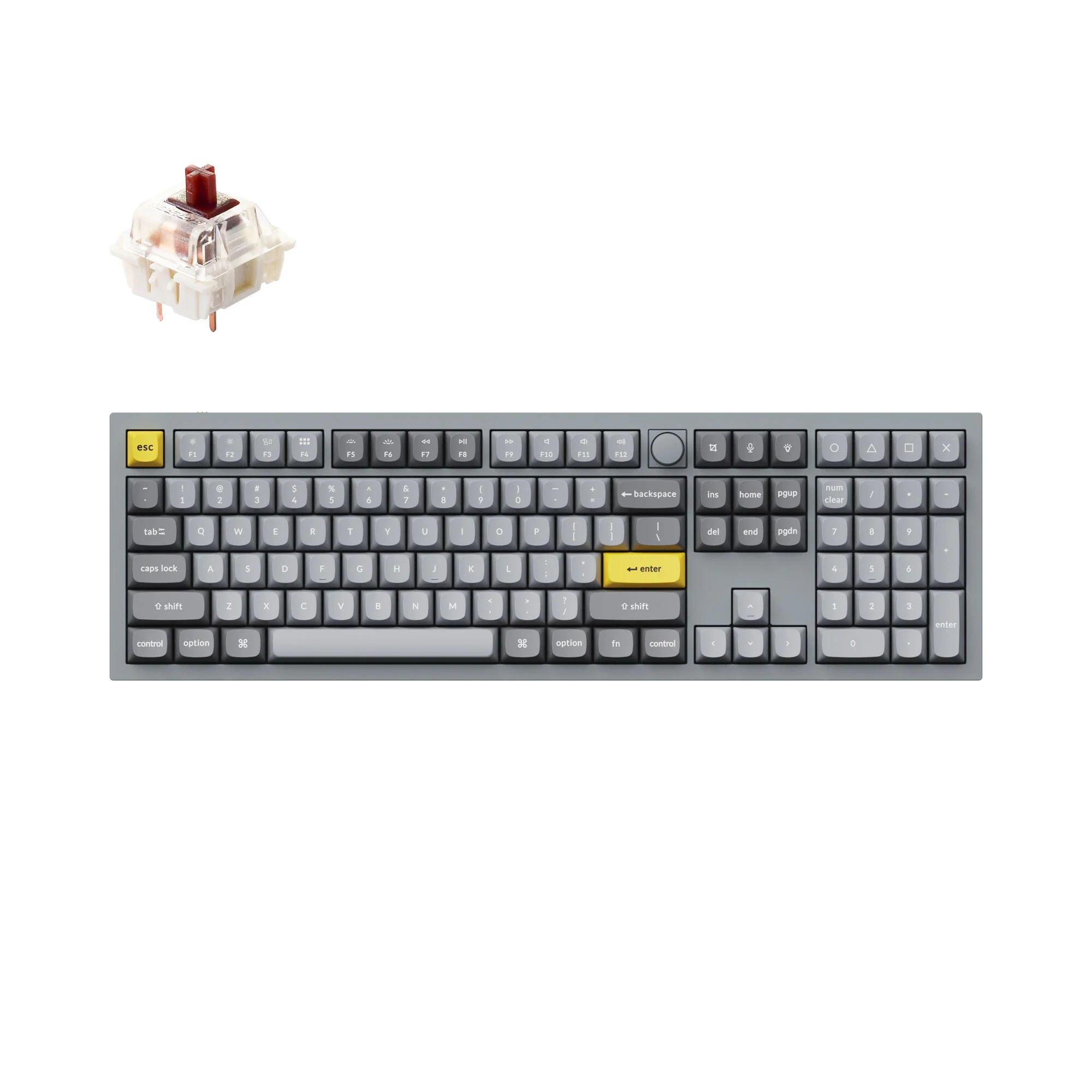 Teclado mecánico personalizado QMK Keychron Q6