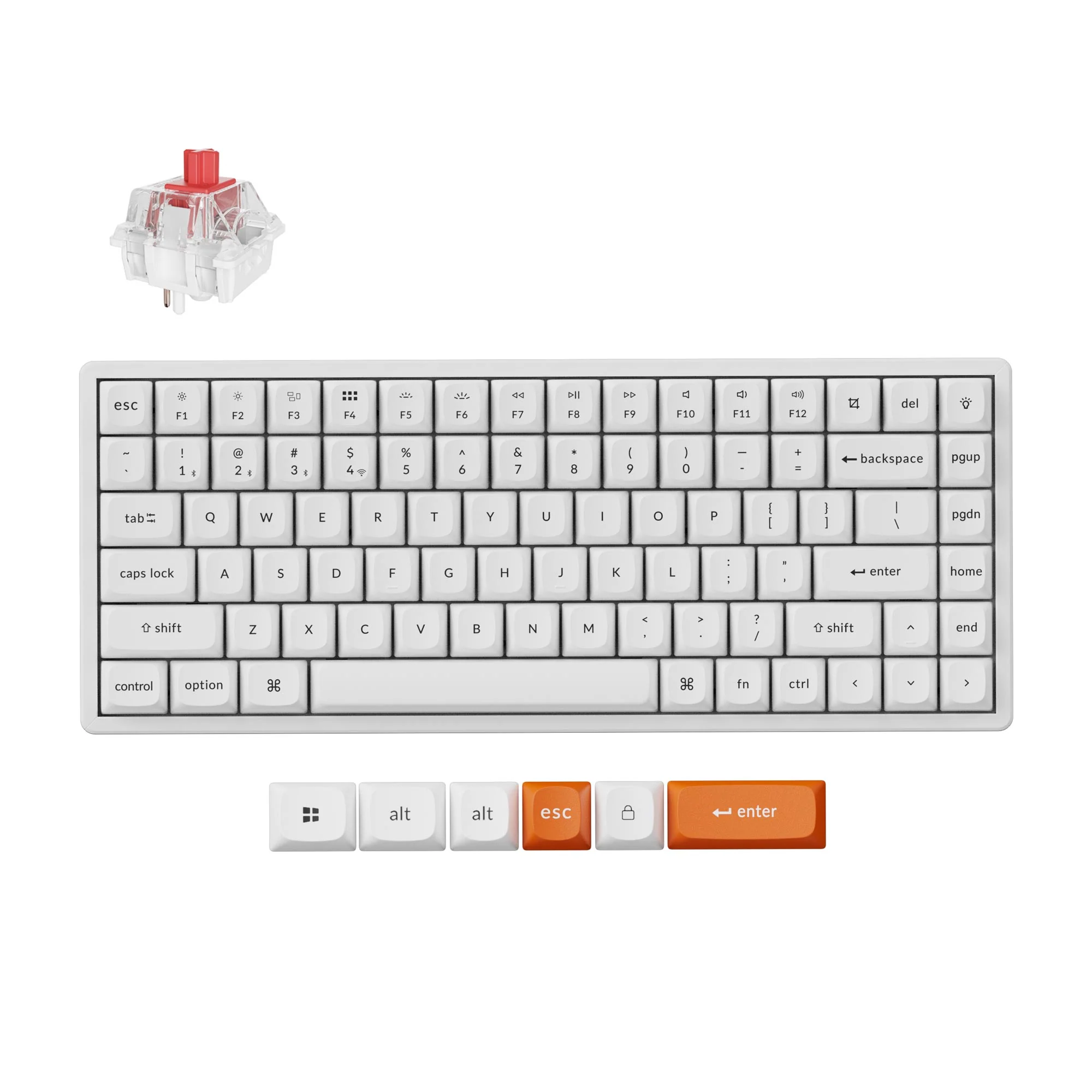 Keychron K2 Max QMK Teclado mecánico inalámbrico