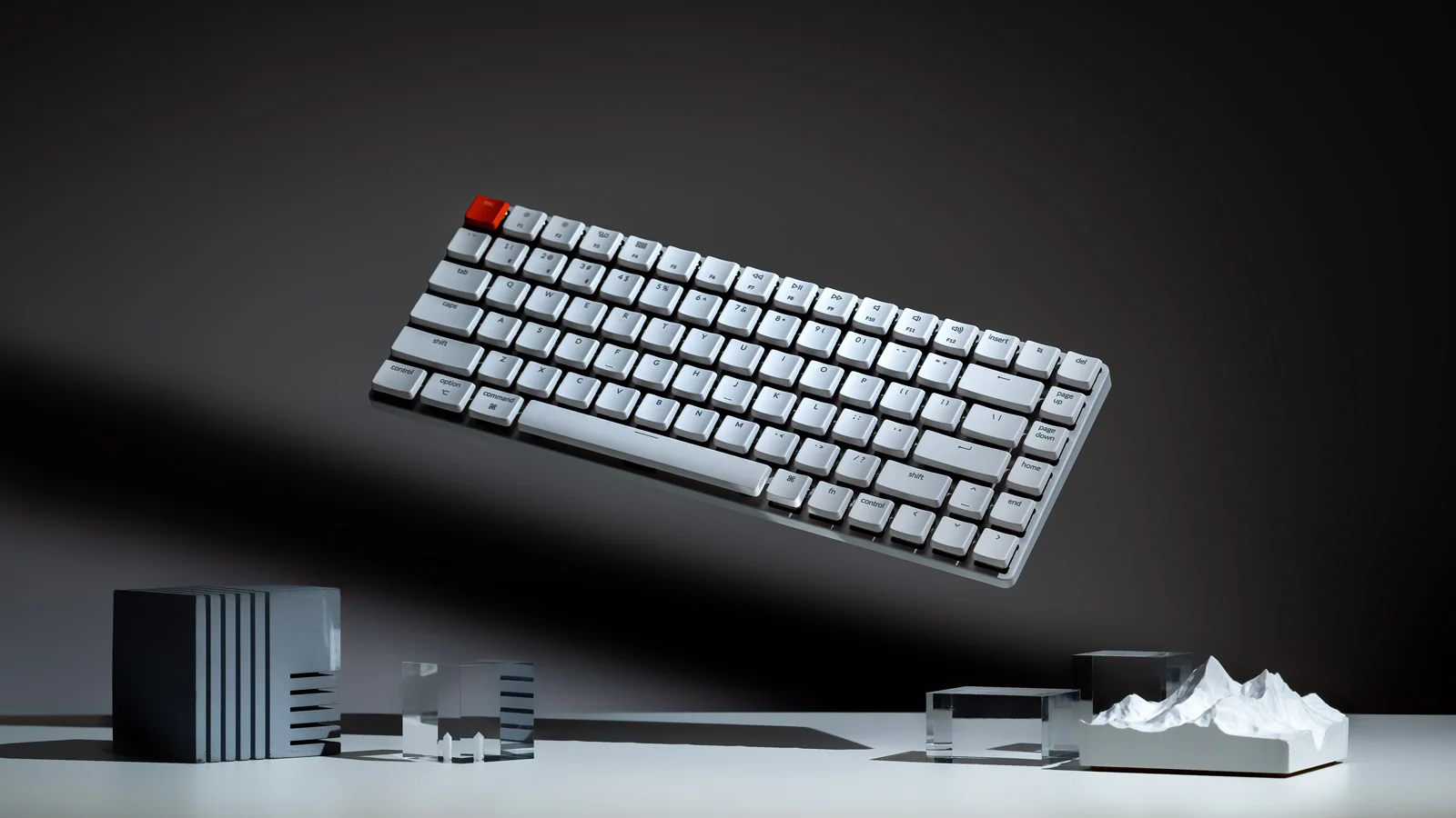 Bezprzewodowa klawiatura mechaniczna Keychron K3 Ultra-slim bez podświetlenia (Wersja 2)