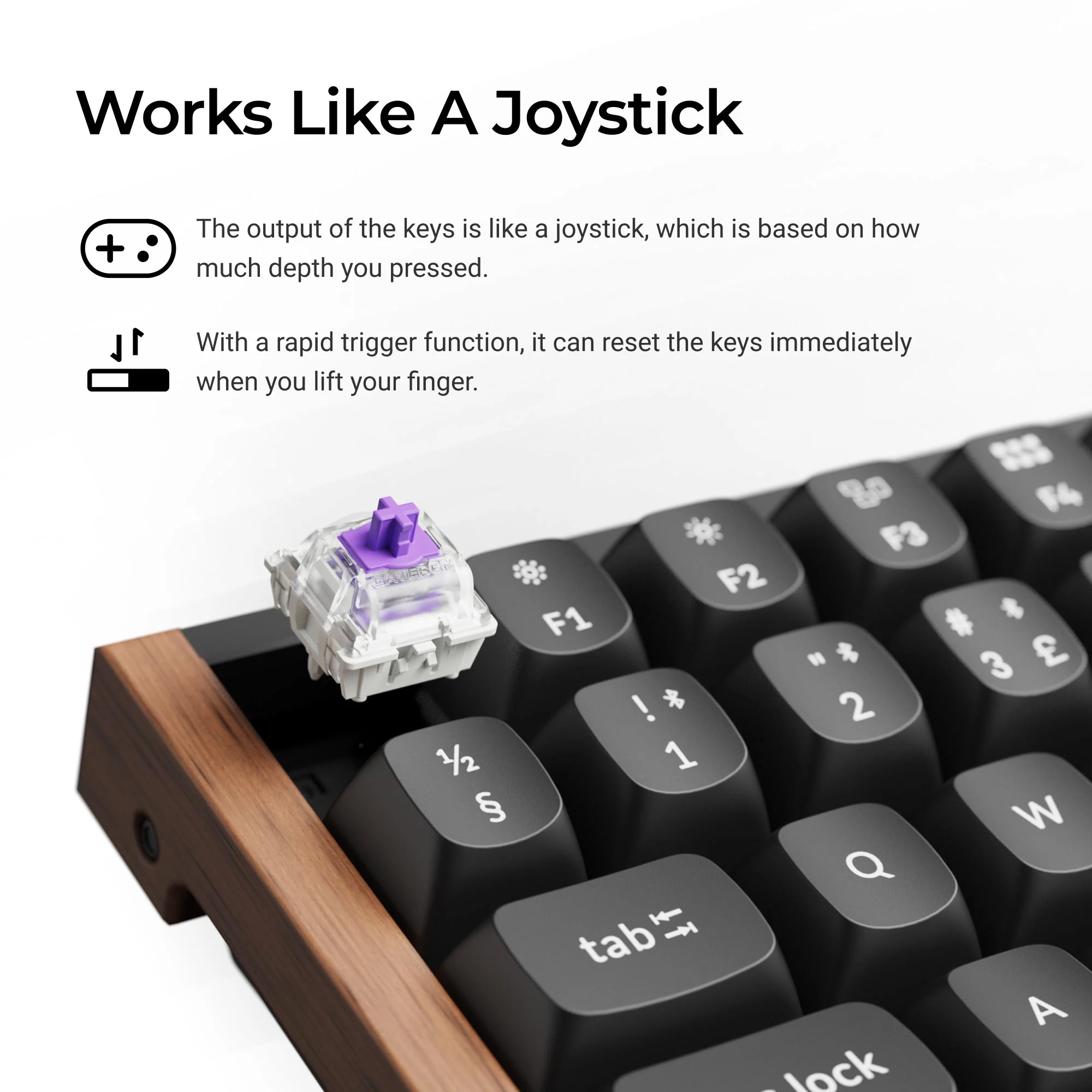 Keychron K4 HE Teclado sem fio personalizável com switch magnético, layout ISO - Coleção