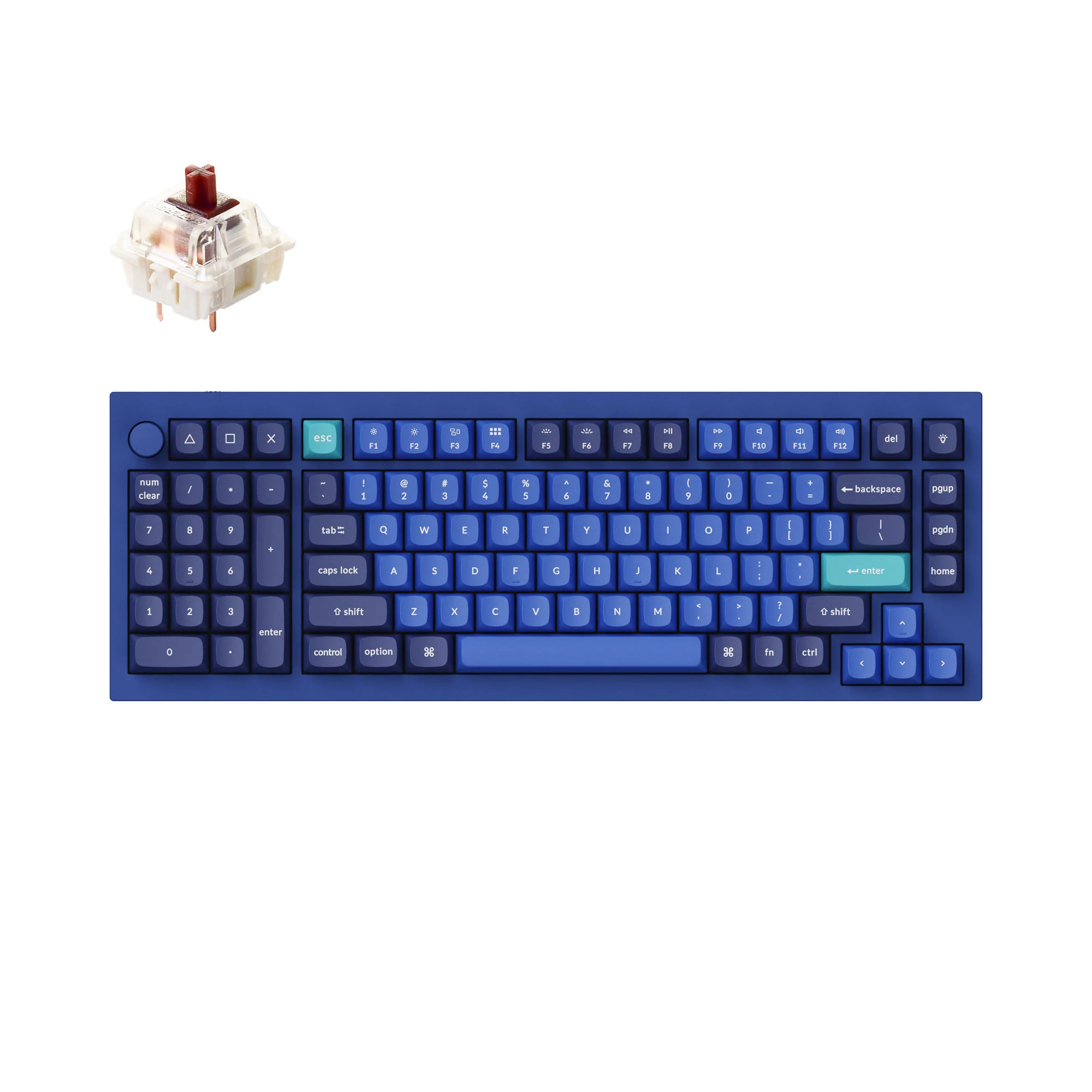 Keychron Q12 QMK Teclado Mecânico Personalizado