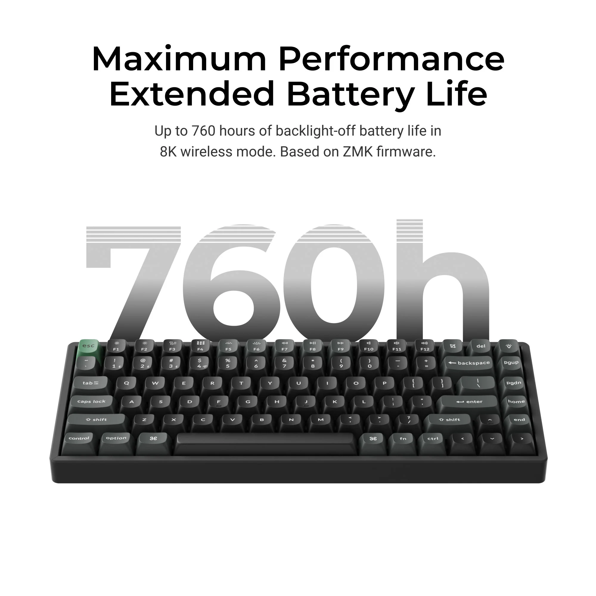 Teclado Mecânico Sem Fio Custom Keychron K2 Ultra 8K