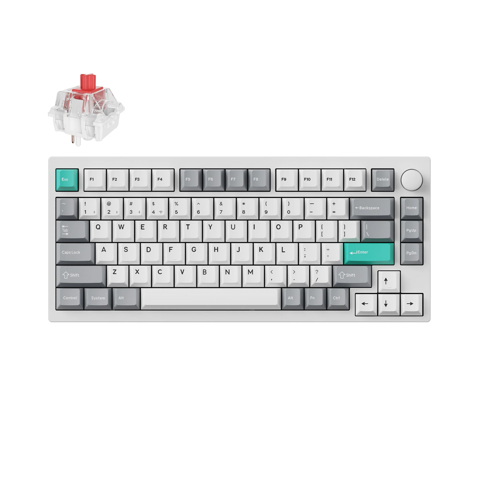 Lemokey P1 QMK/VIA mukautettu pelinäppäimistö