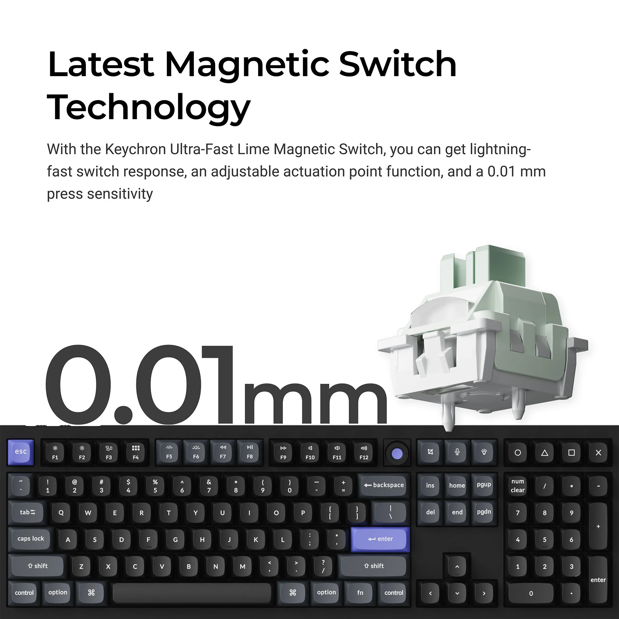 Keychron Q6 HE 8K Teclado con interruptores magnéticos