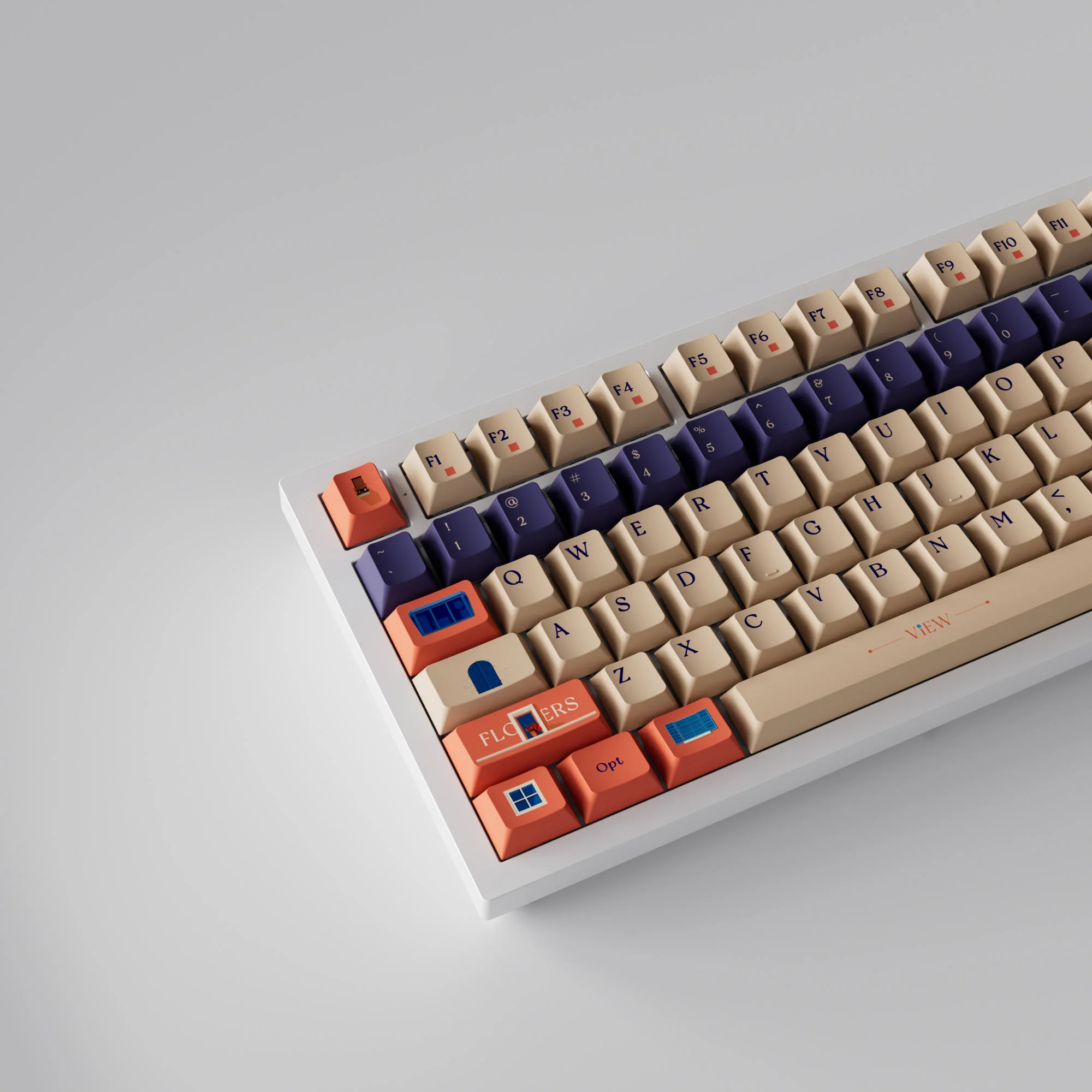 Window View - Set completo de keycaps PBT de perfil Cherry con sublimación