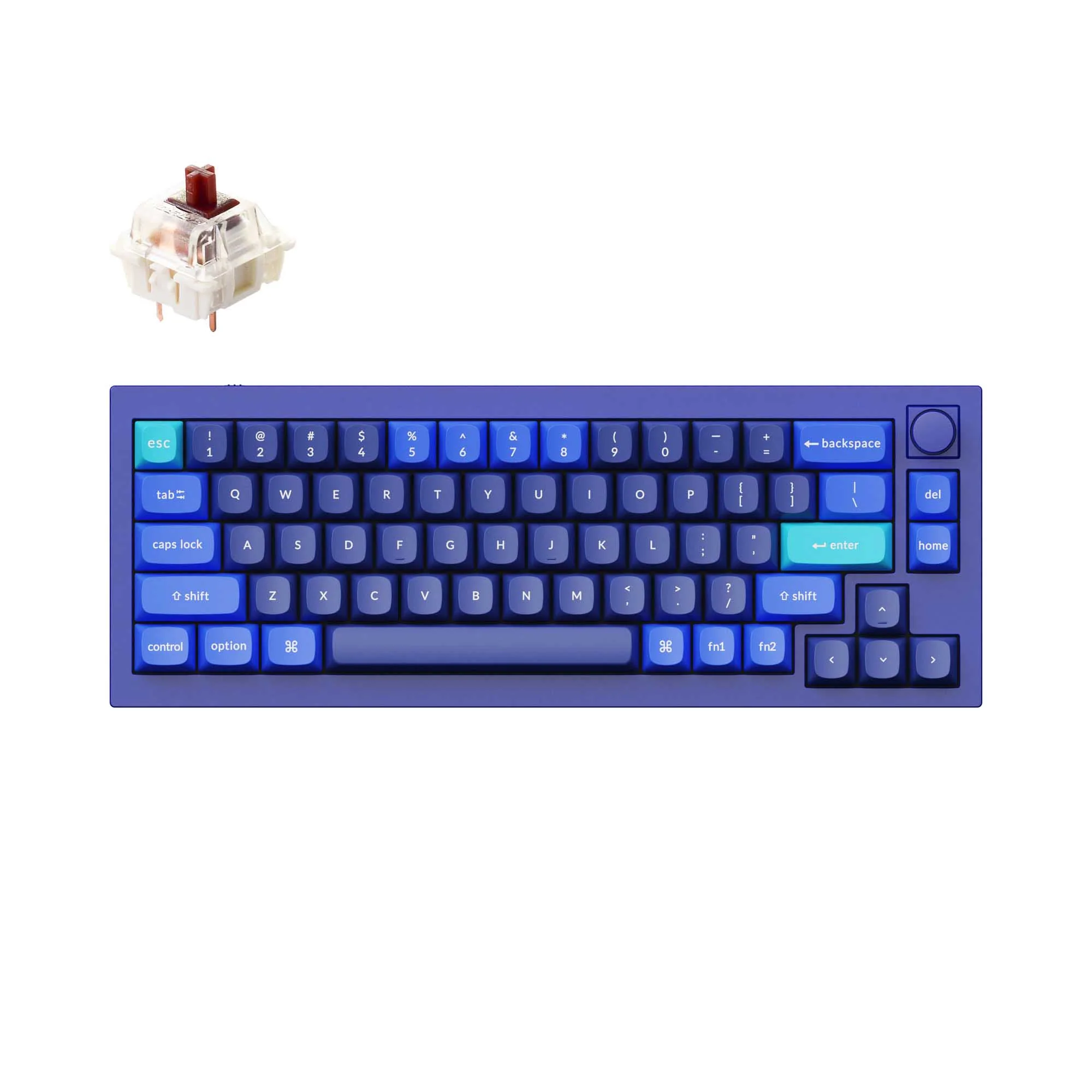 Teclado Mecânico Customizado QMK Keychron Q2