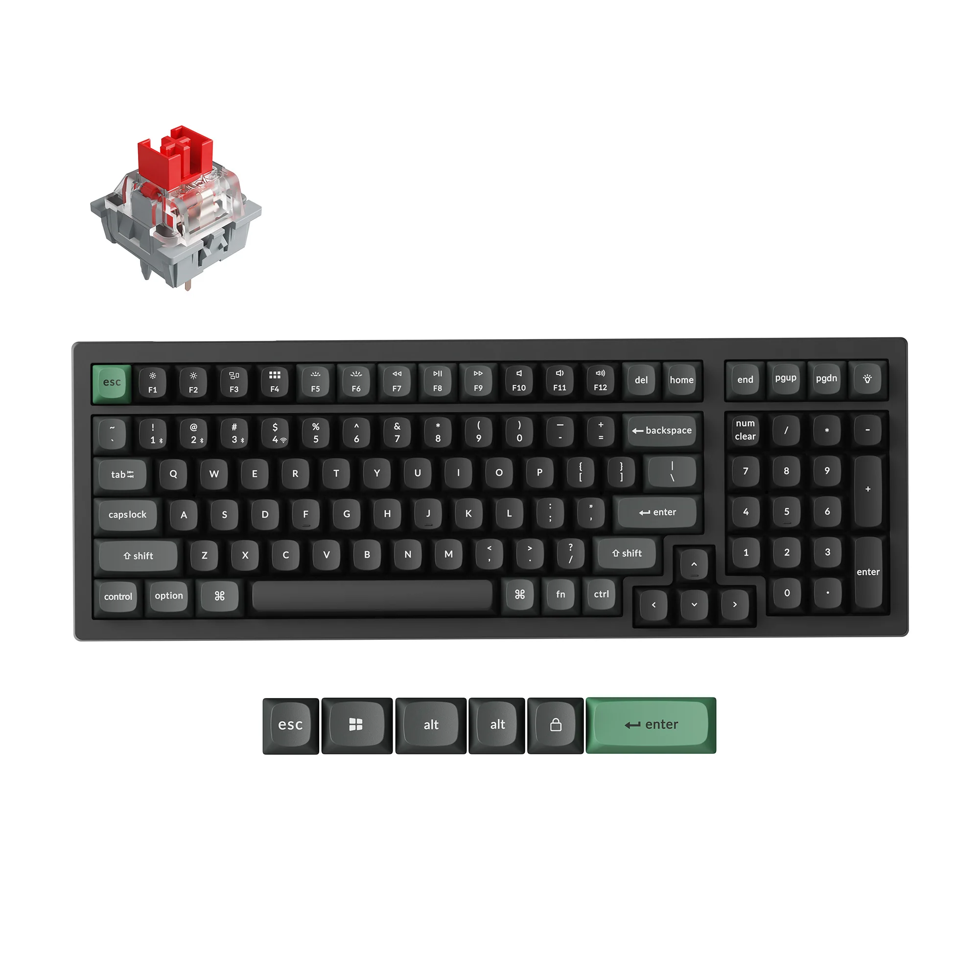 Teclado mecánico inalámbrico personalizado Keychron K4 Ultra 8K