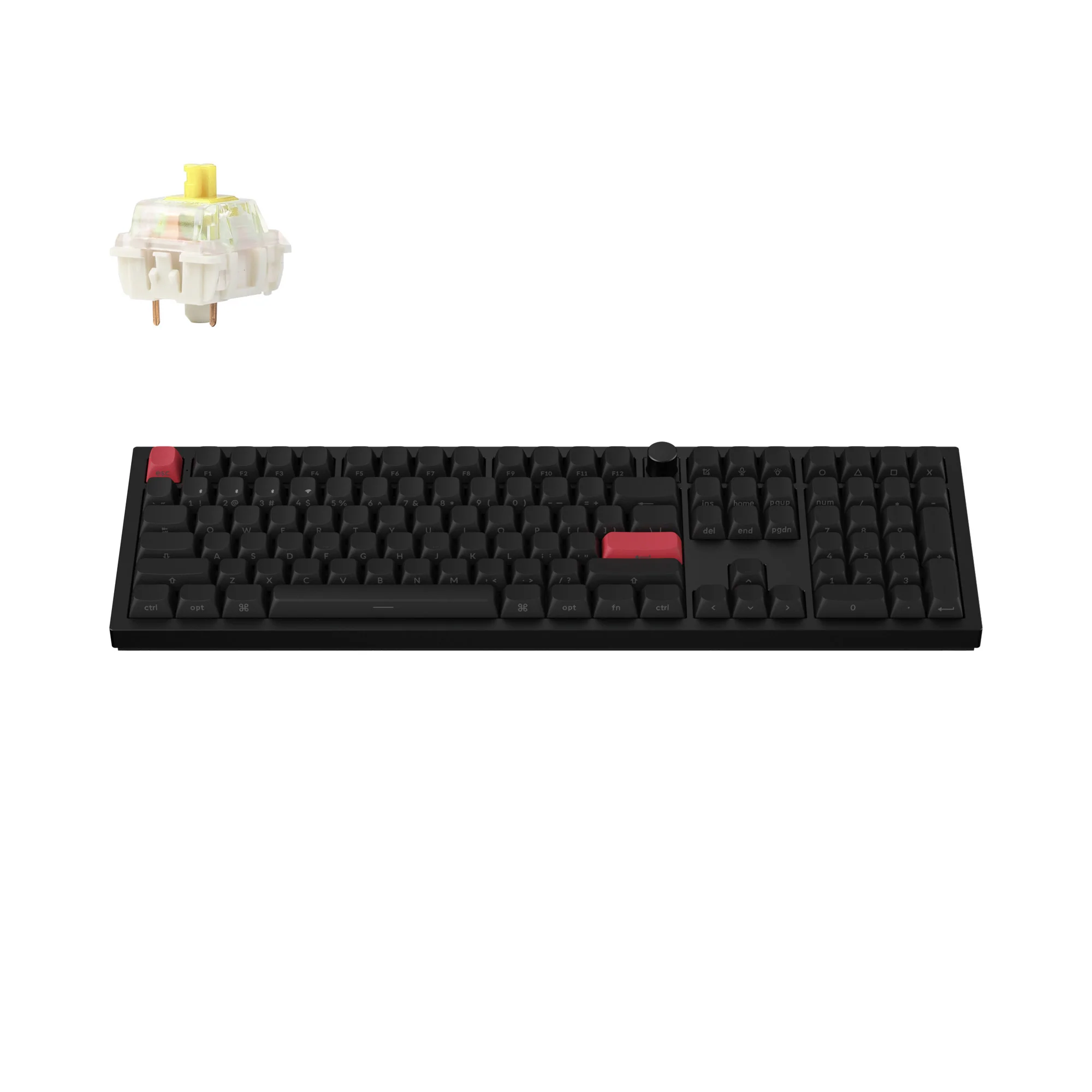 Keychron Q6 Max QMK/VIA langaton mukautettu mekaaninen näppäimistö