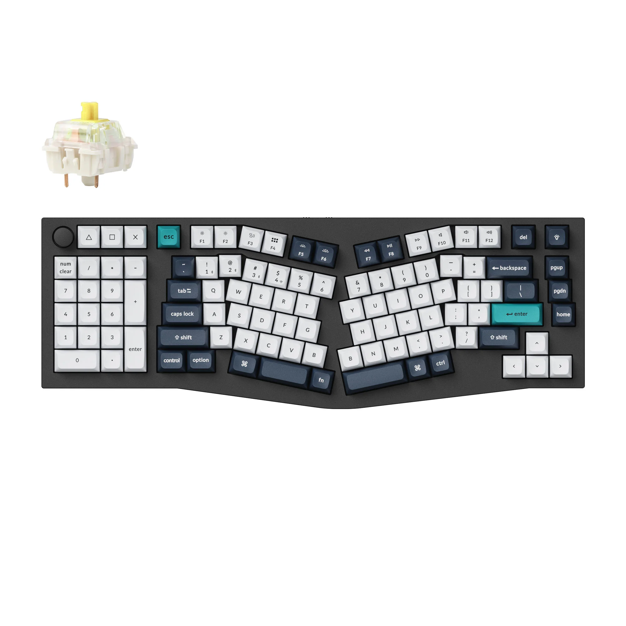 Keychron Q14 Max (Alice Layout) QMK Teclado mecánico inalámbrico personalizado