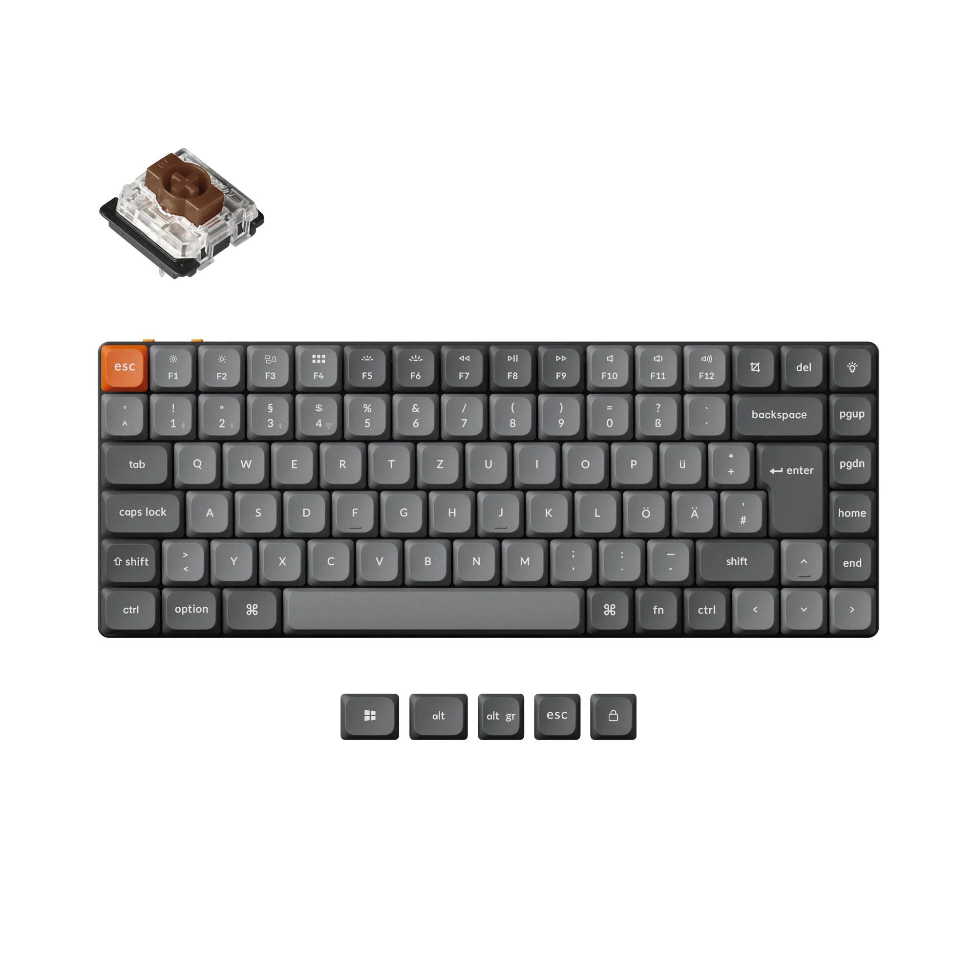 Keychron K3 Max QMK/VIA Teclado mecánico inalámbrico personalizado Colección ISO