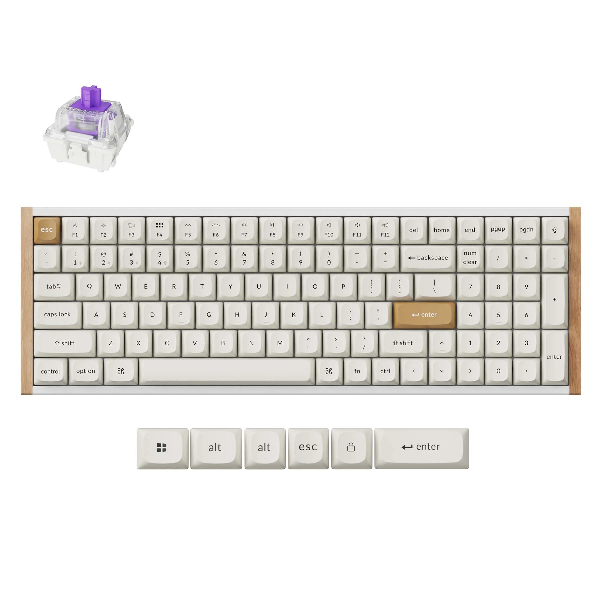 Keychron K4 HE langaton magneettikytkimellinen custom-näppäimistö