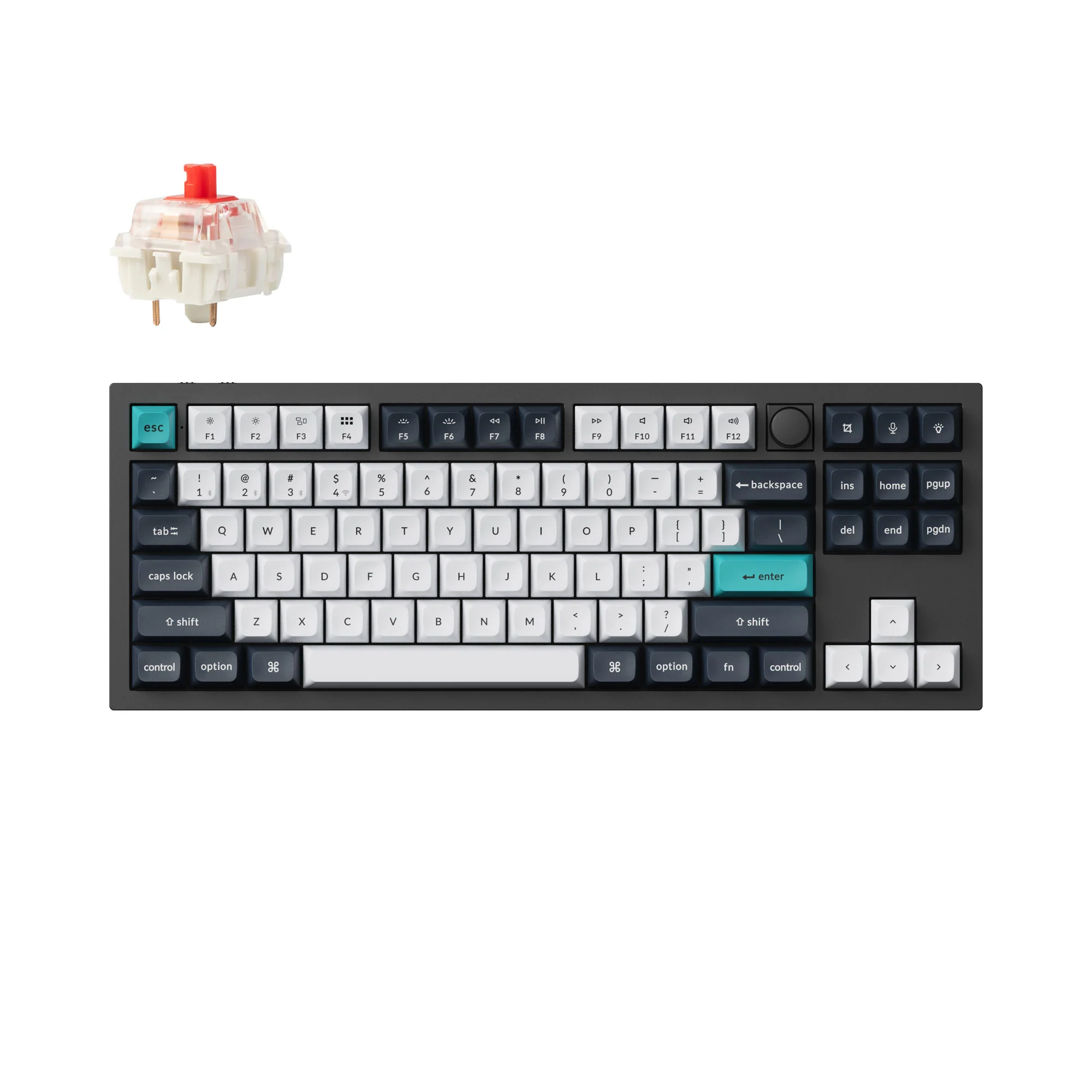 Keychron Q3 Max QMK/VIA Bezprzewodowa konfigurowalna klawiatura mechaniczna