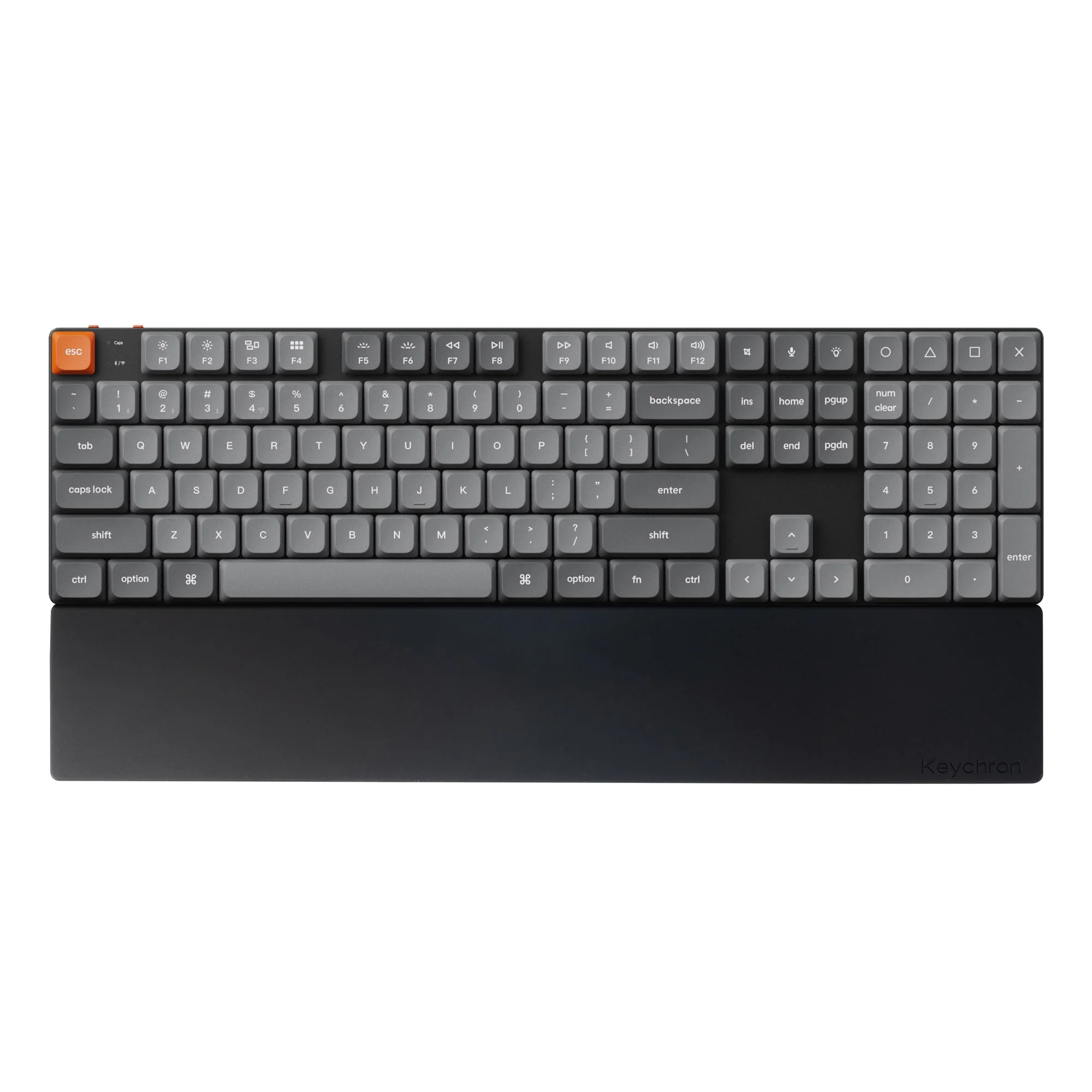 Reposamuñecas de silicona Keychron - Perfil bajo