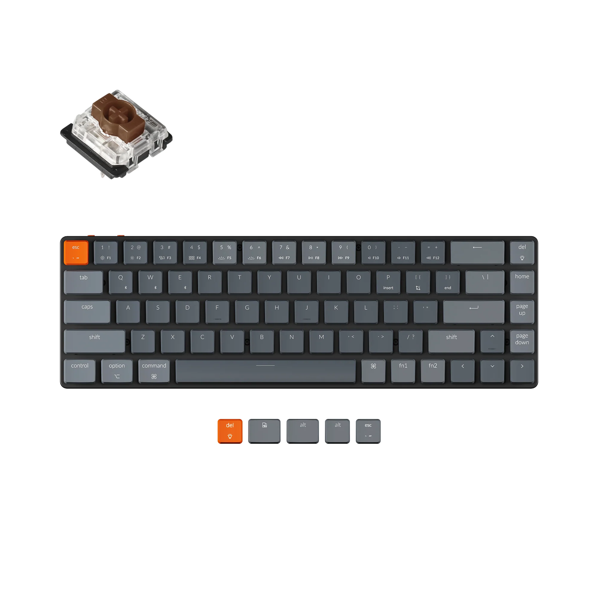 Teclado mecánico inalámbrico ultradelgado Keychron K7
